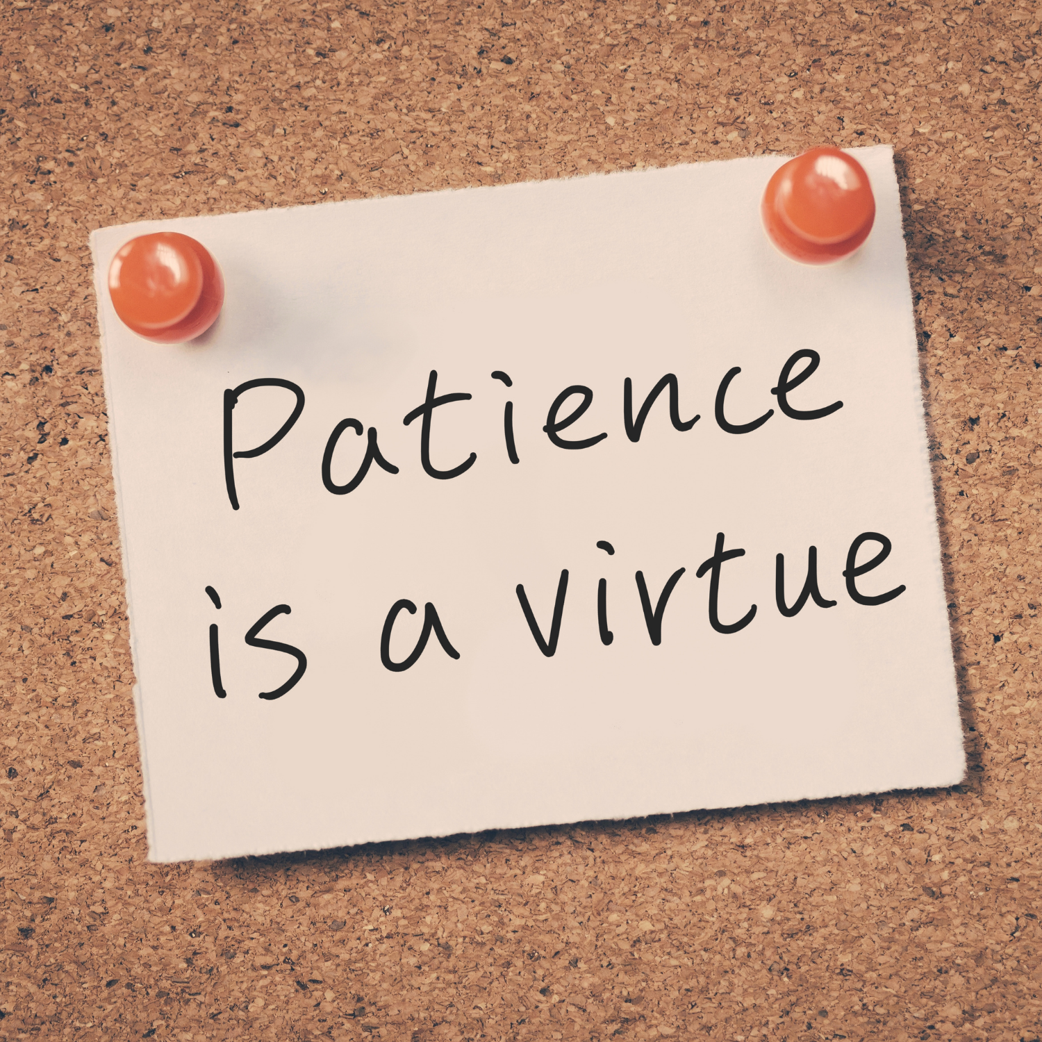 Patience.....
