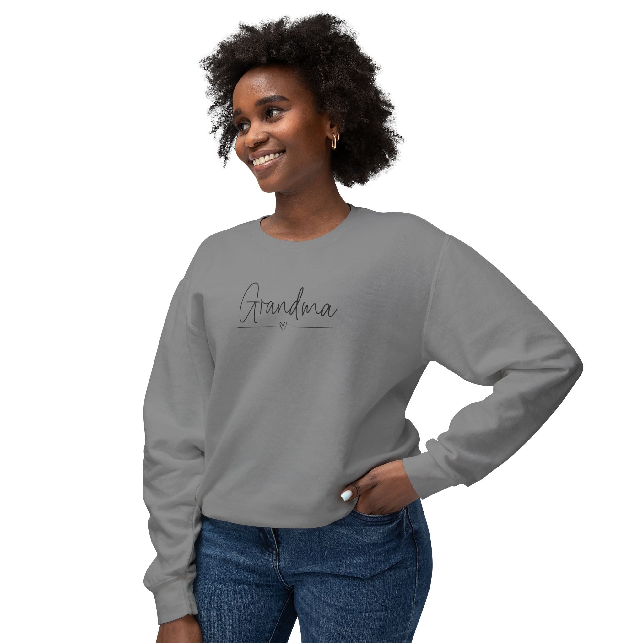 Grandma Sweatshirt, Cozy Crewneck Gift, Lightweight Pullover, Mother&
