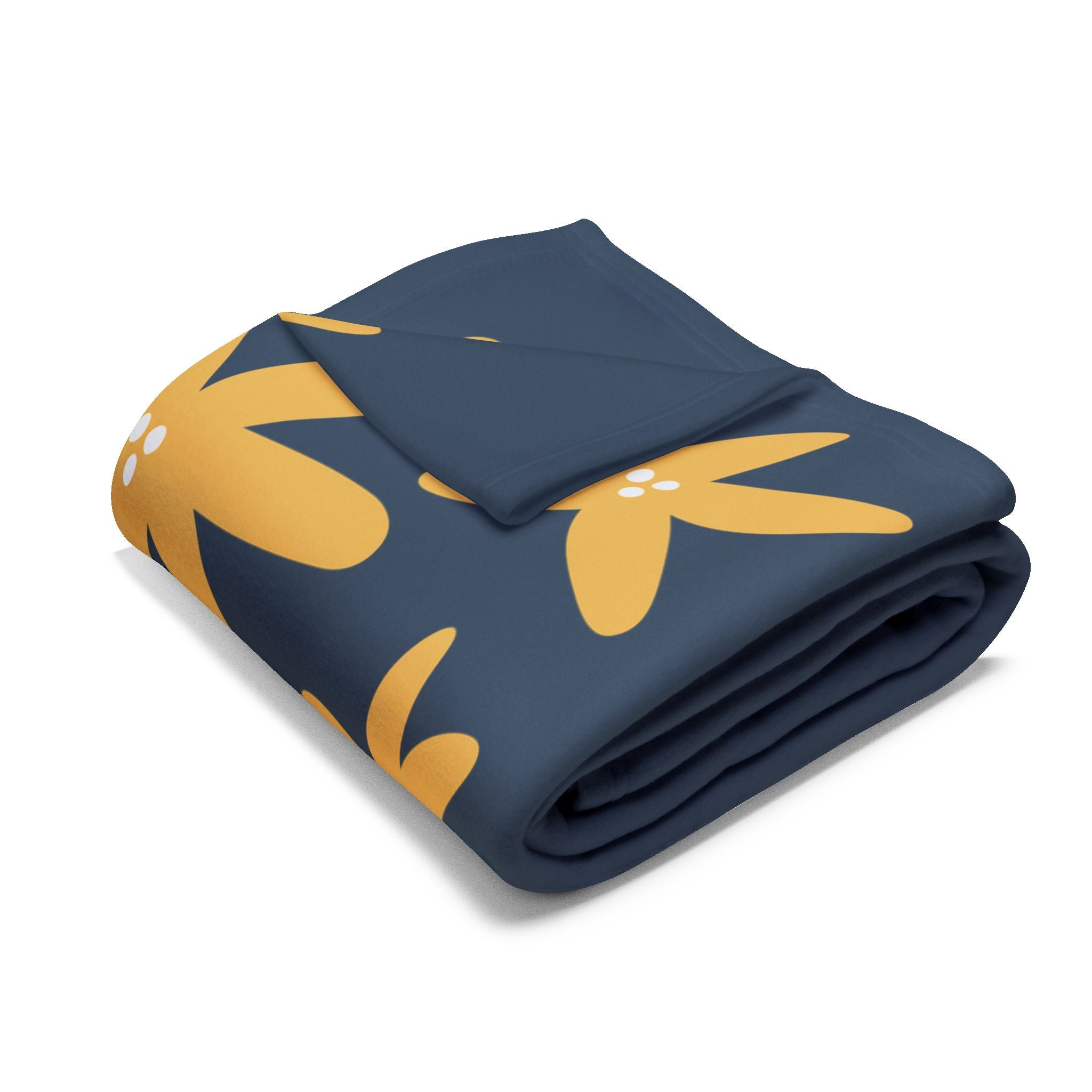 Floral Fleece Arctic Throw Blanket