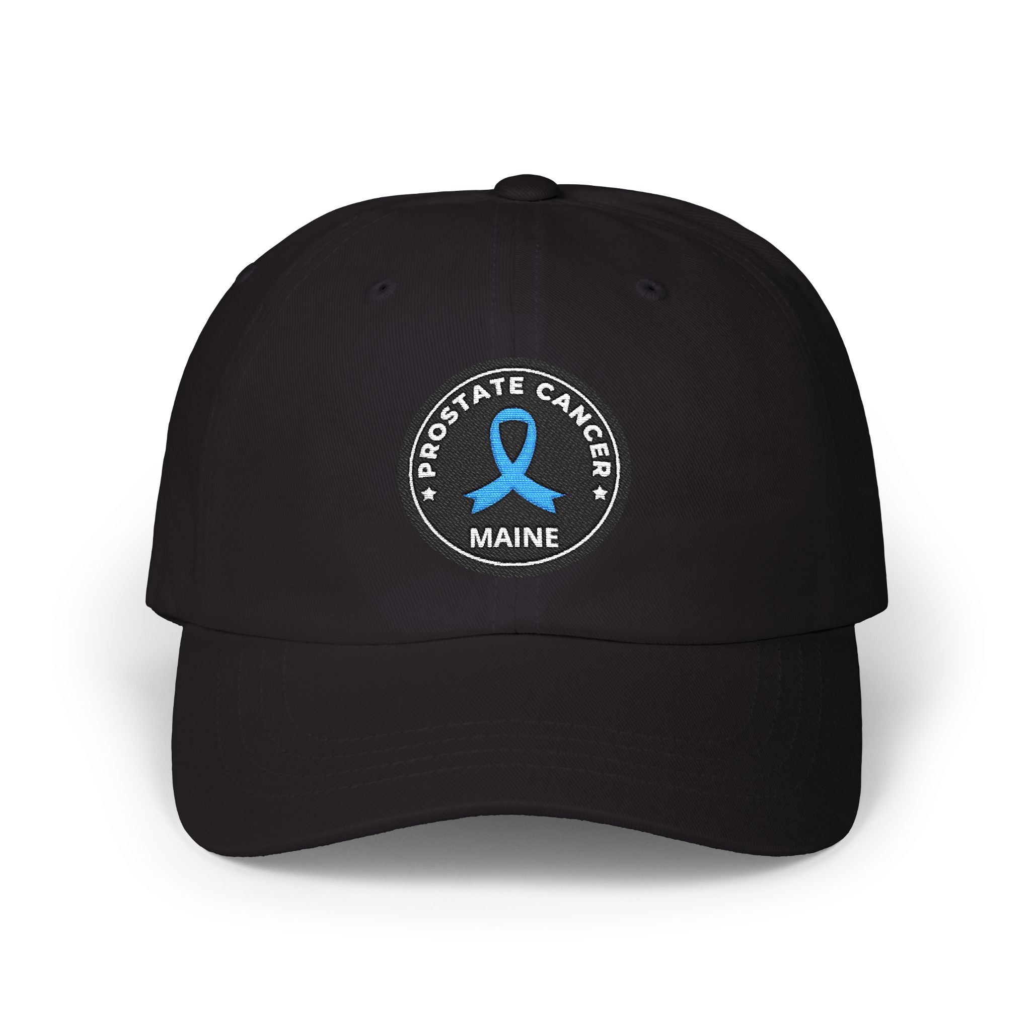 Prostate Cancer Awareness Dad Cap | Classic White Hat for Support, Gifts, Fundraisers, Awareness Events, Everyday Wear
