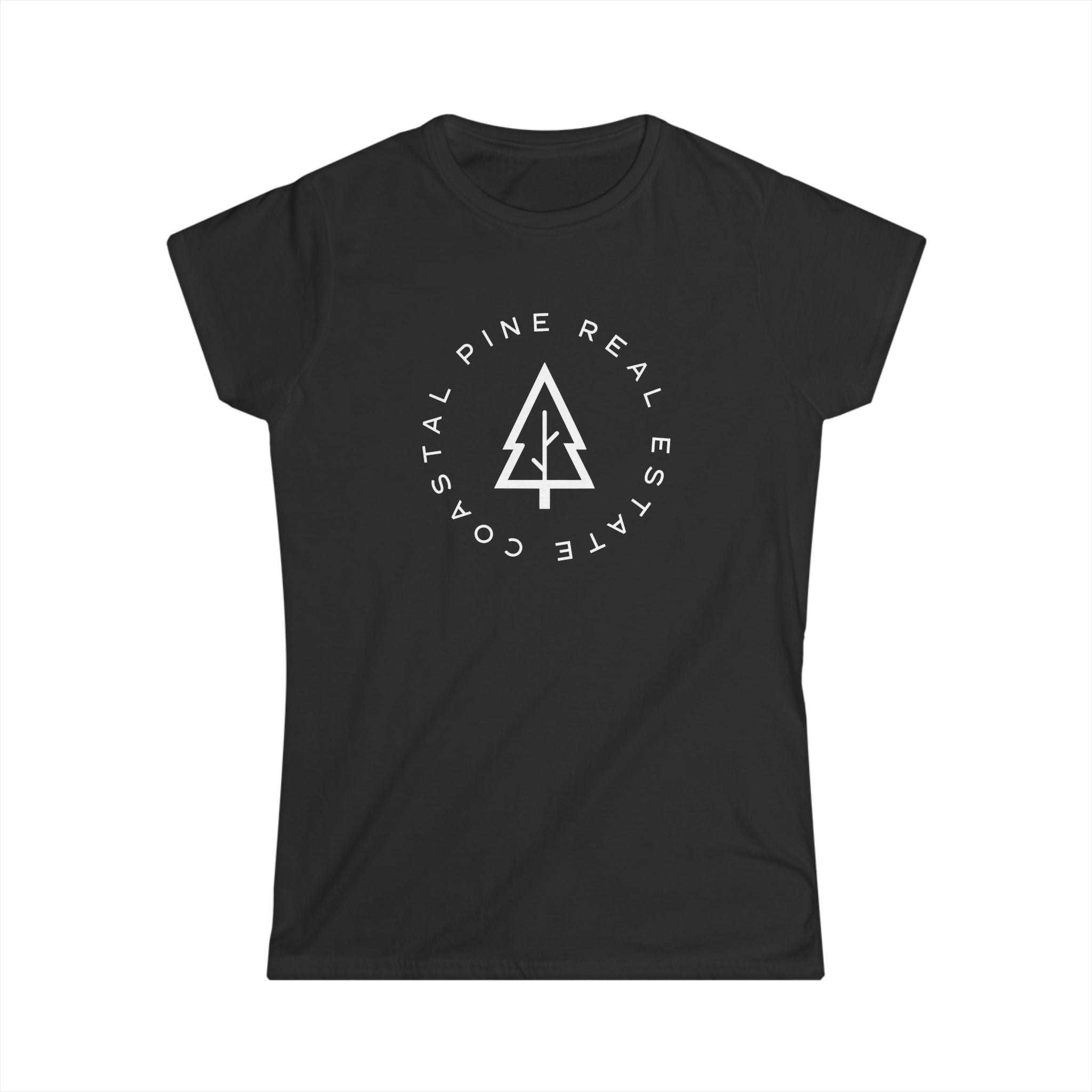 Coastal Pine Real Estate Logo Tee — Women&