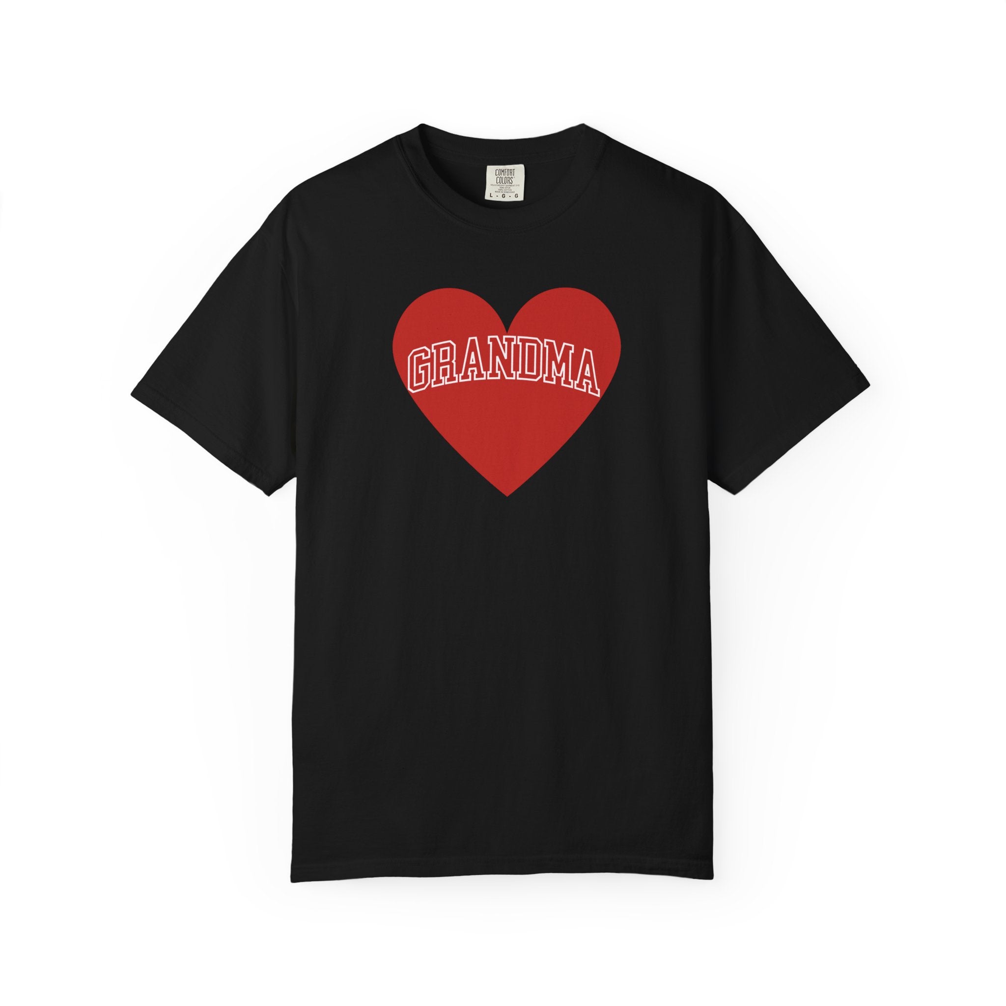 Heart & Soul Love My Grandma T-Shirt, Unisex Garment-Dyed Tee for Grandparents, Birthday Gift, Mother&