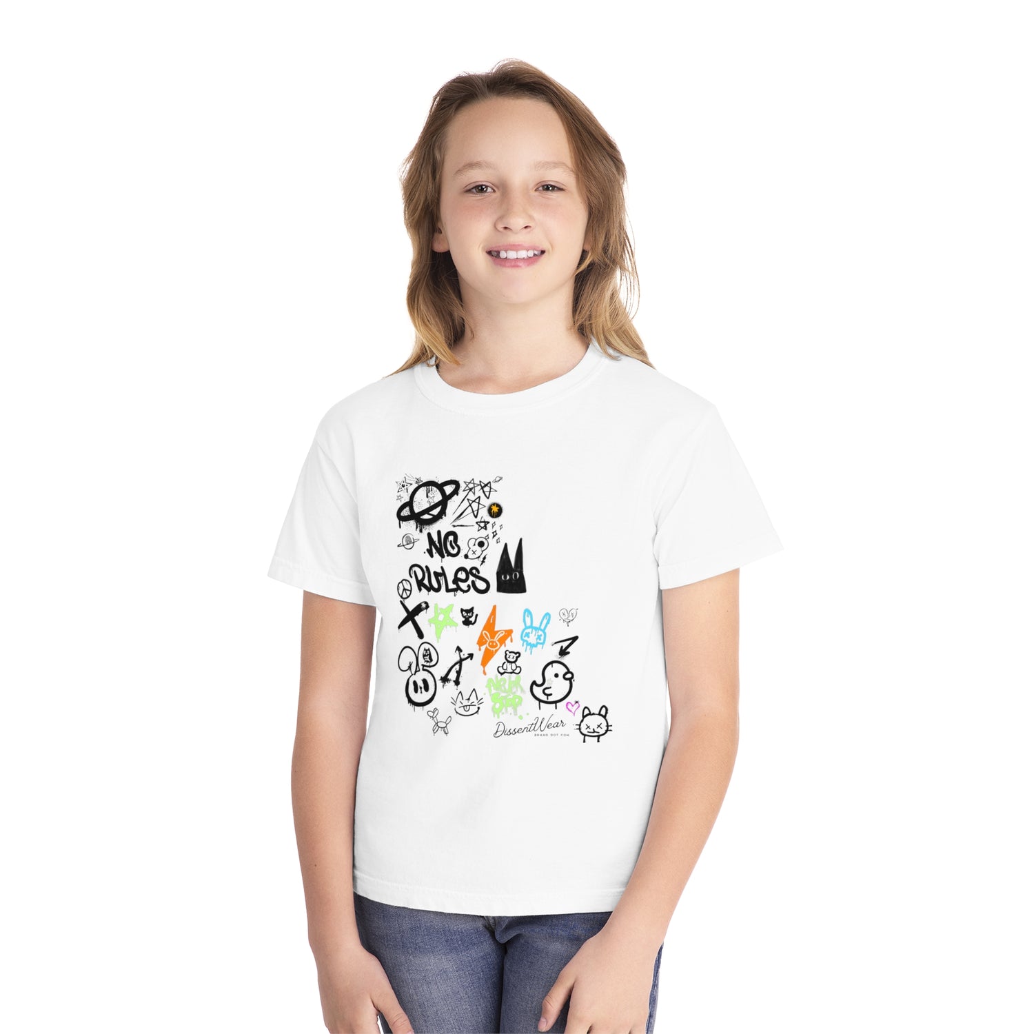 No Rules Graffiti Youth Tee