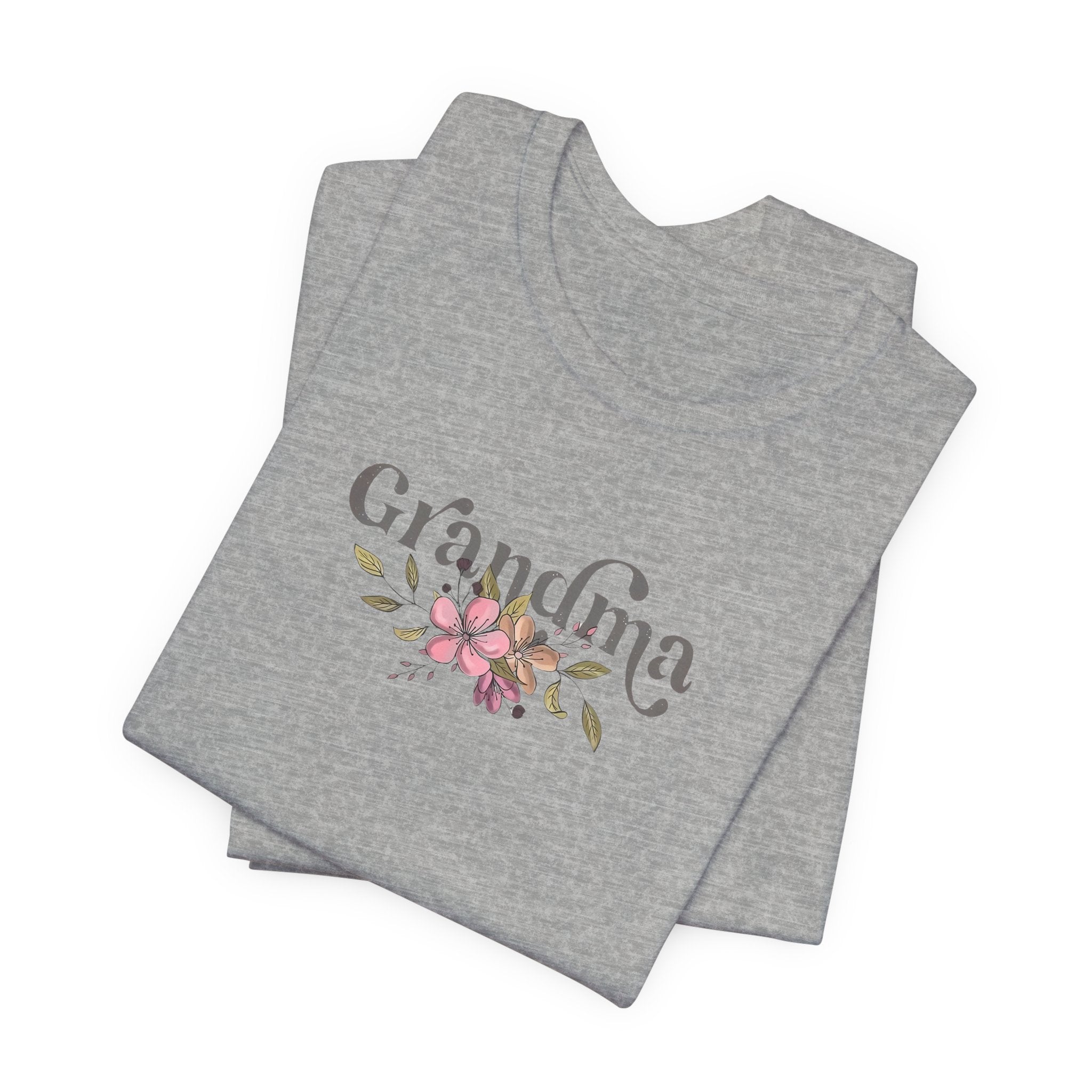 Floral Retro Grandma Tee – Perfect Gift for Mother&