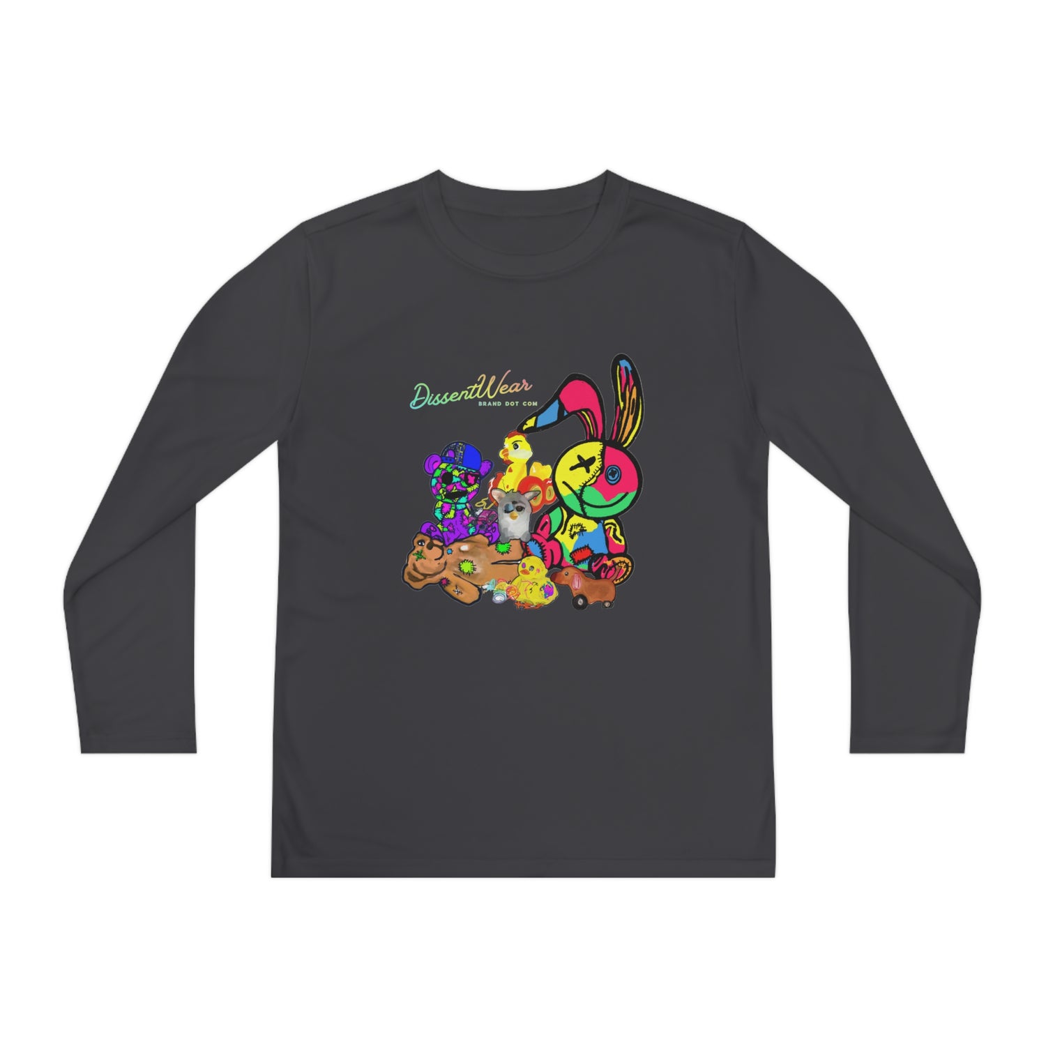 Youth Long Sleeve Tee - Broken Toys Club Hand Drawn