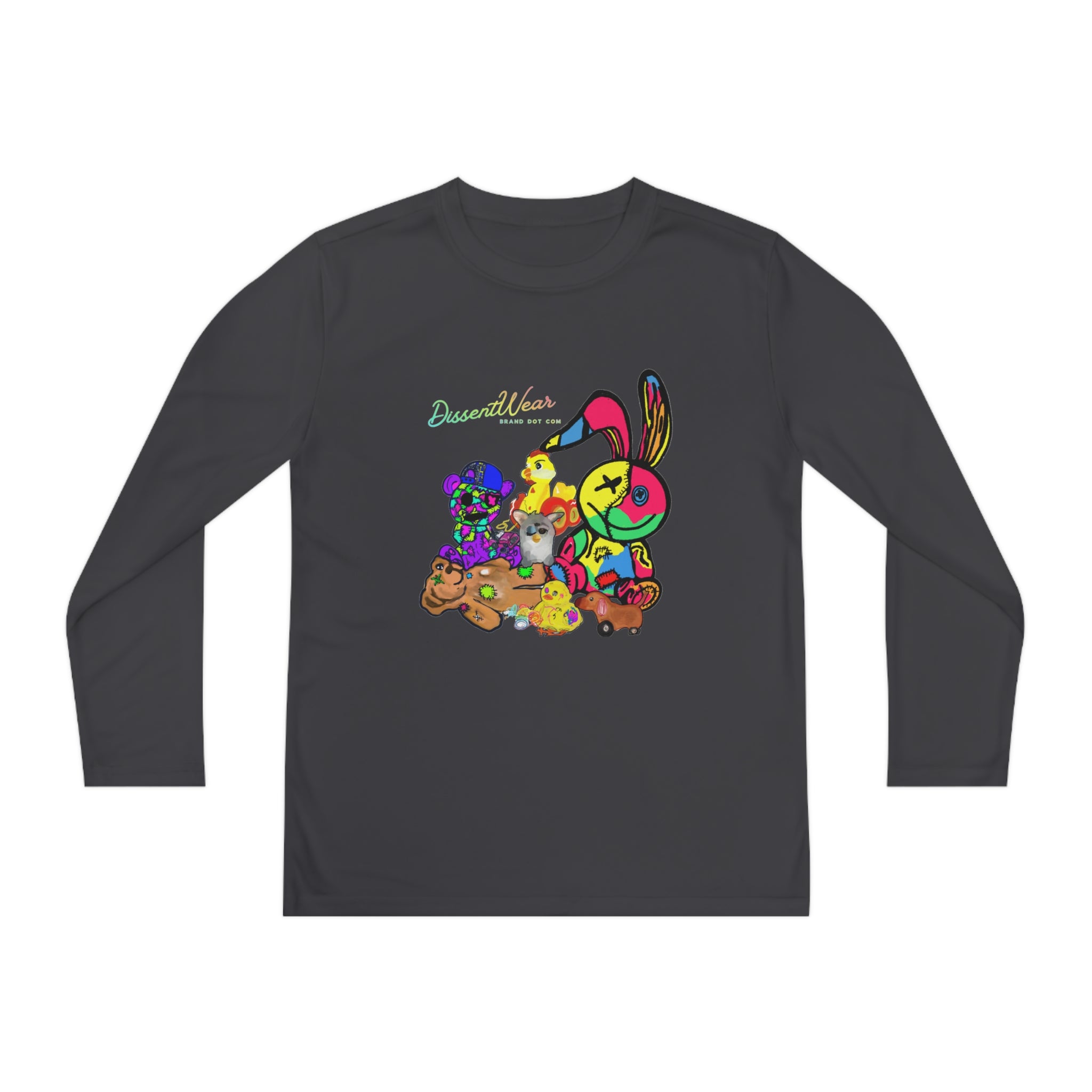 Youth Long Sleeve Tee - Broken Toys Club Hand Drawn