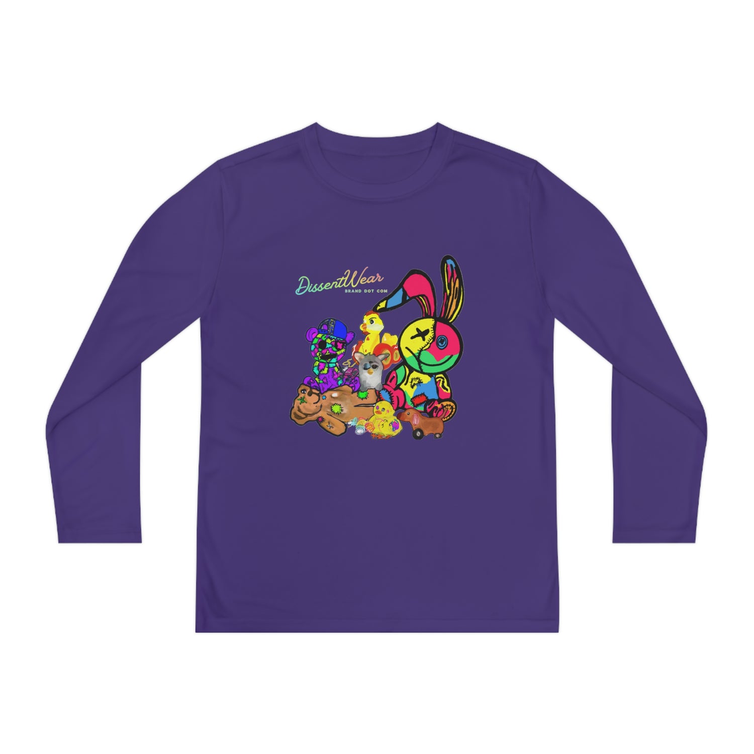 Youth Long Sleeve Tee - Broken Toys Club Hand Drawn