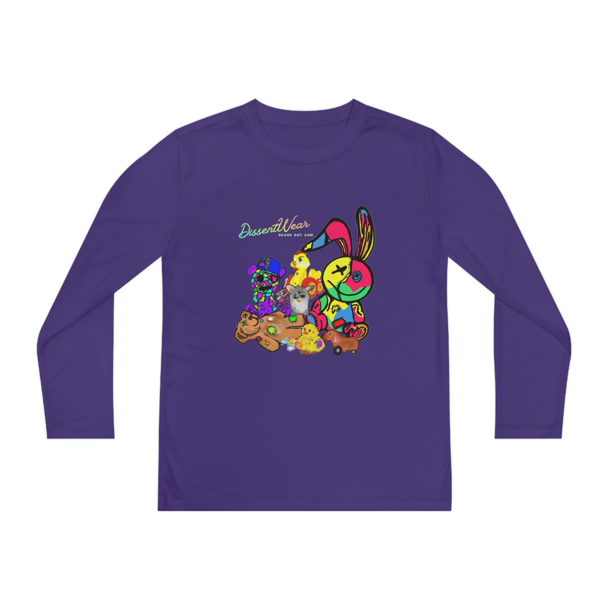 Youth Long Sleeve Tee - Broken Toys Club Hand Drawn