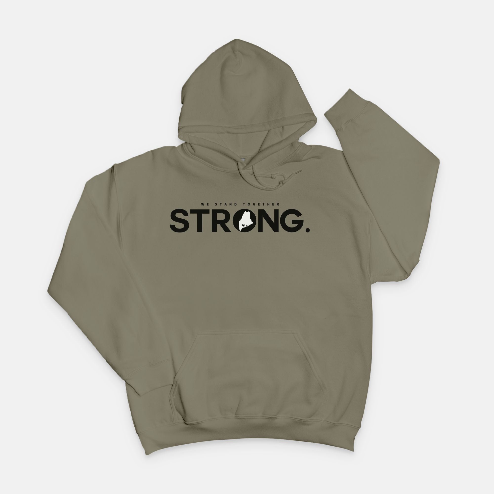 We Stand Together STRONG. Maine Support Lewiston Hoodie Sweatshirt - ALL proceeds will go to victim funds