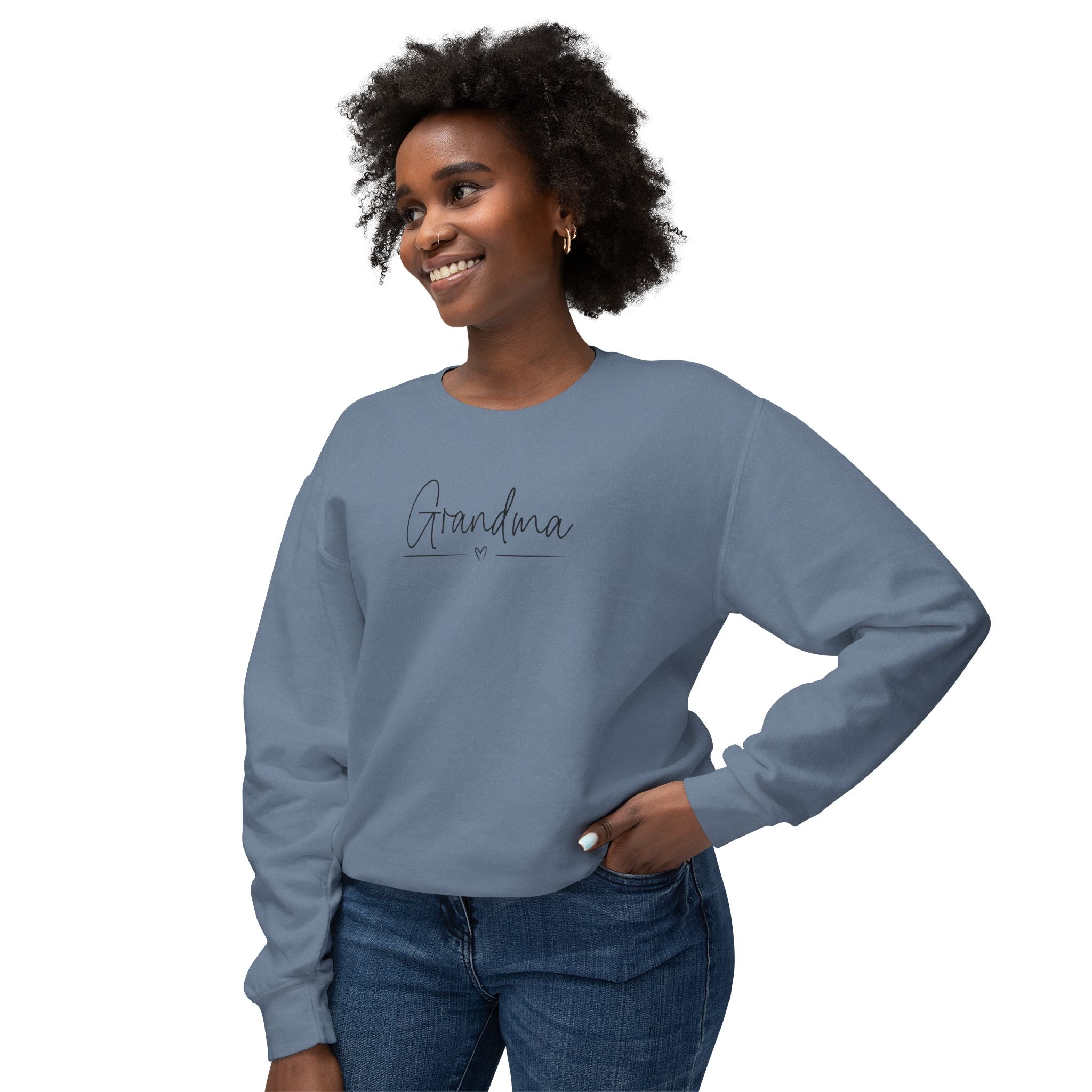 Grandma Sweatshirt, Cozy Crewneck Gift, Lightweight Pullover, Mother&