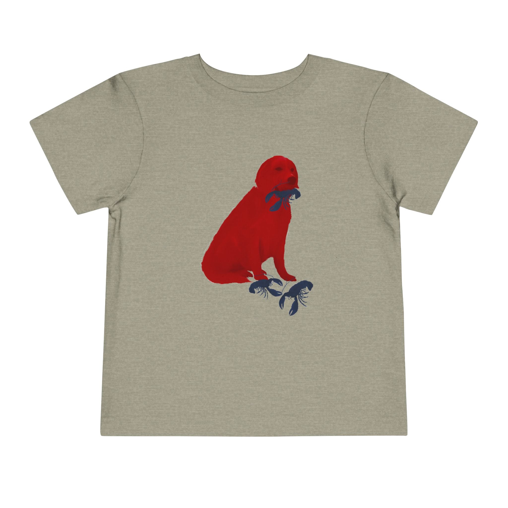 Red White and Blue Patriotic Golden Retriever, Trendy Tee, Toddler Tee, Cute Kids Shirt, Fun Animal Tee, Toddler Gift, Summer Playwear, Red White Blue Kids T-Shirt