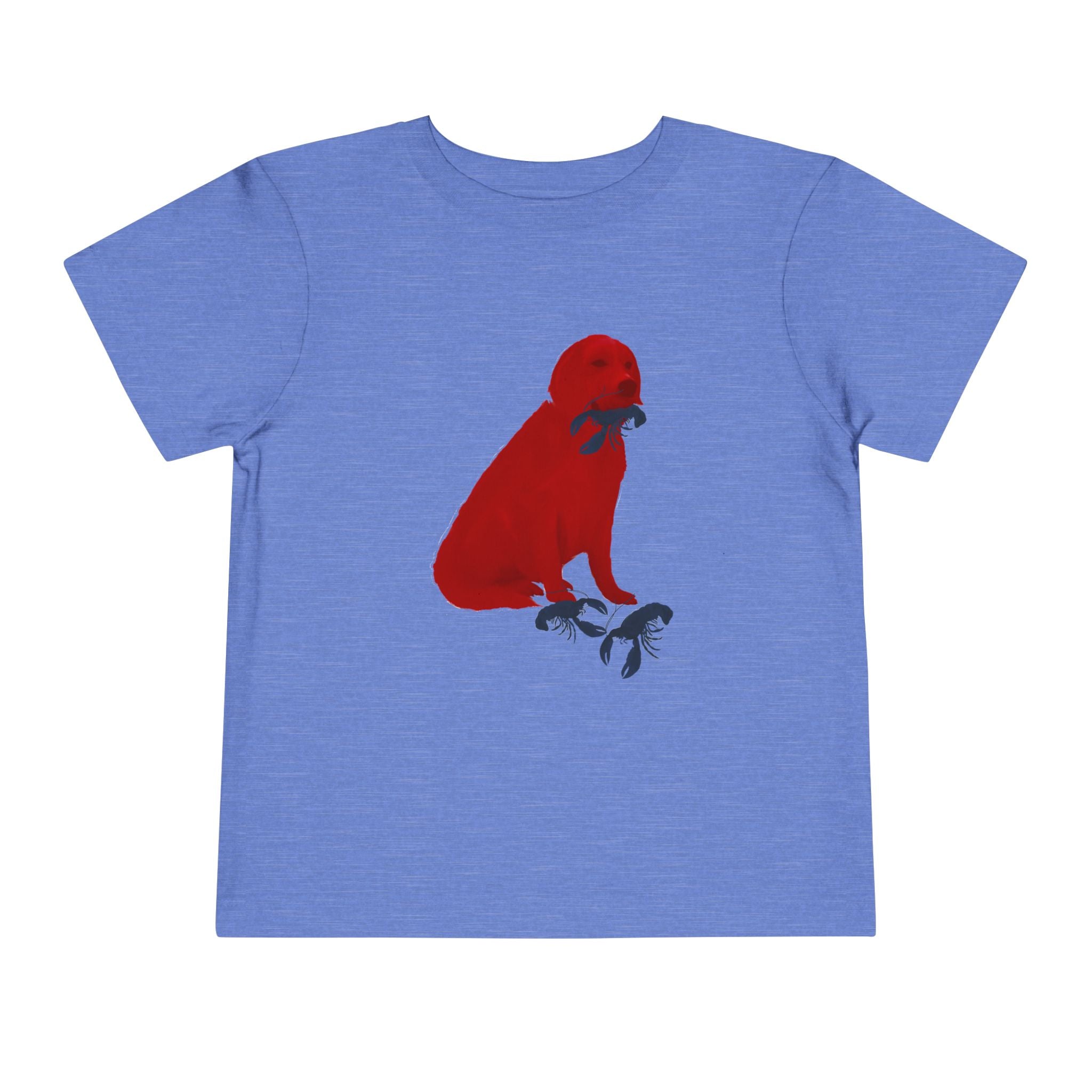 Red White and Blue Patriotic Golden Retriever, Trendy Tee, Toddler Tee, Cute Kids Shirt, Fun Animal Tee, Toddler Gift, Summer Playwear, Red White Blue Kids T-Shirt