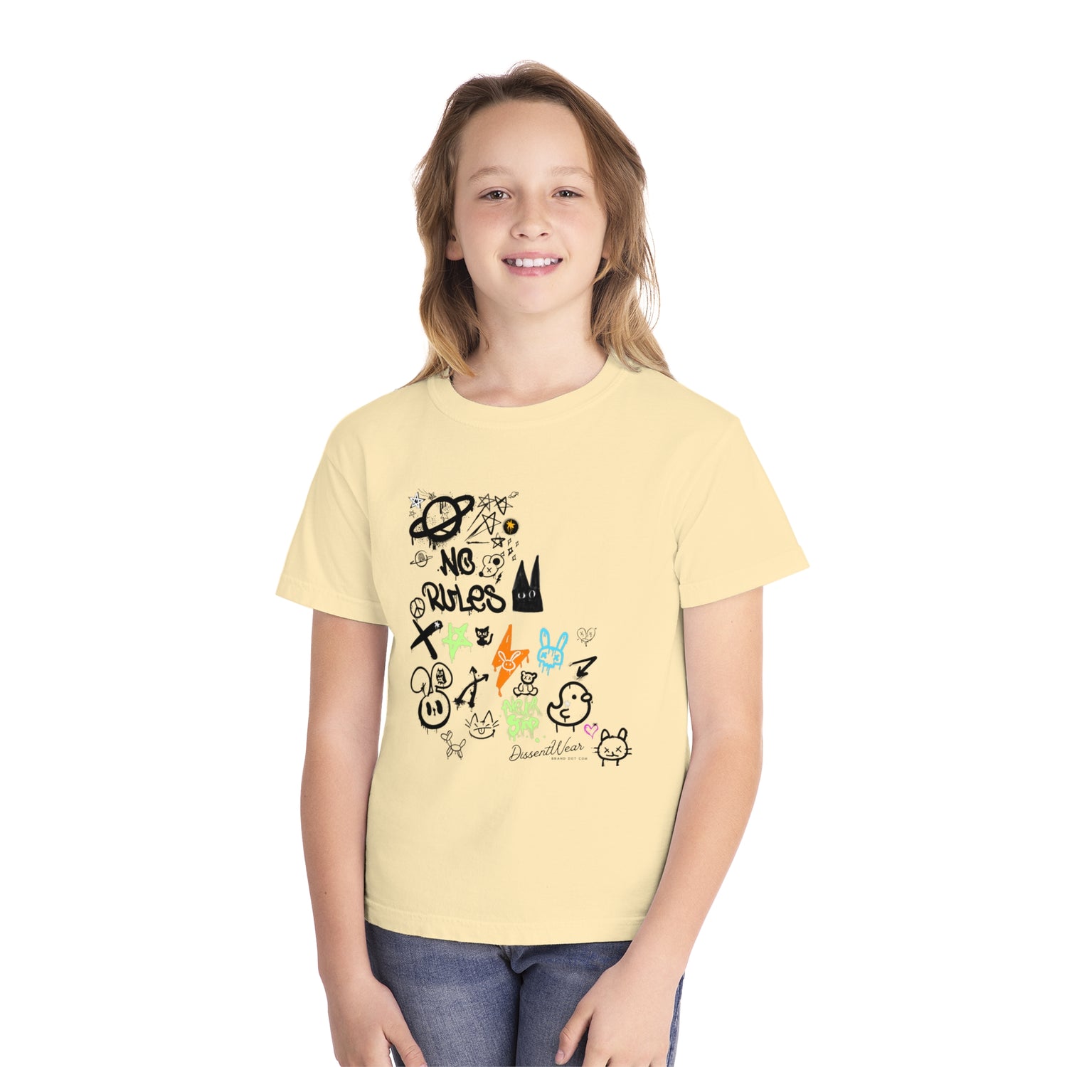 No Rules Graffiti Youth Tee