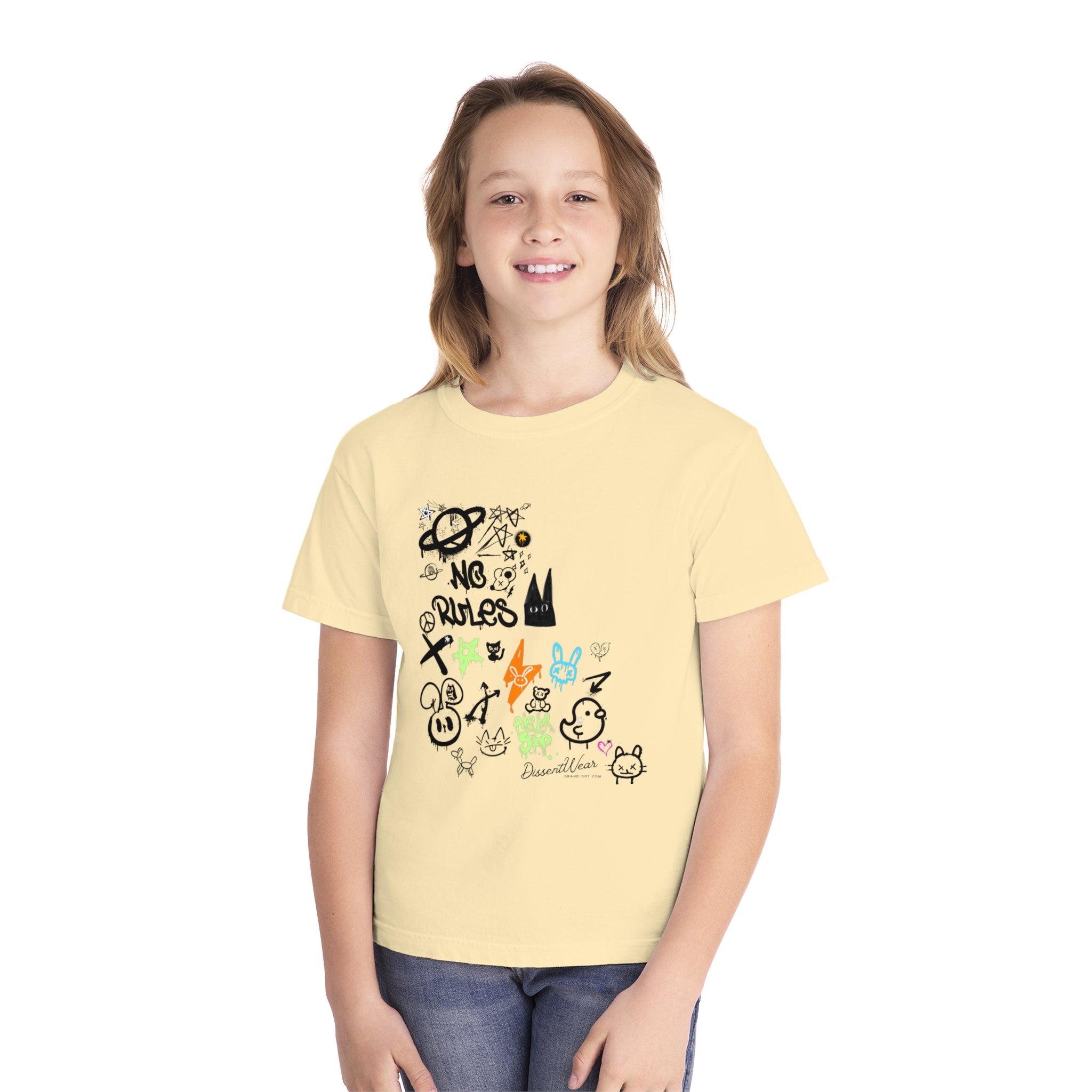 No Rules Graffiti Youth Tee