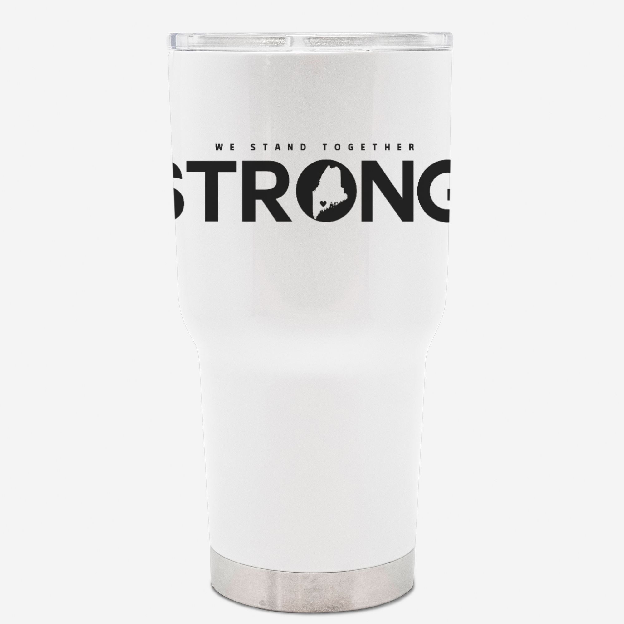 Tumbler 30ozWe Stand Together STRONG. Maine Support Lewiston Tumbler - ALL proceeds will go to victim funds