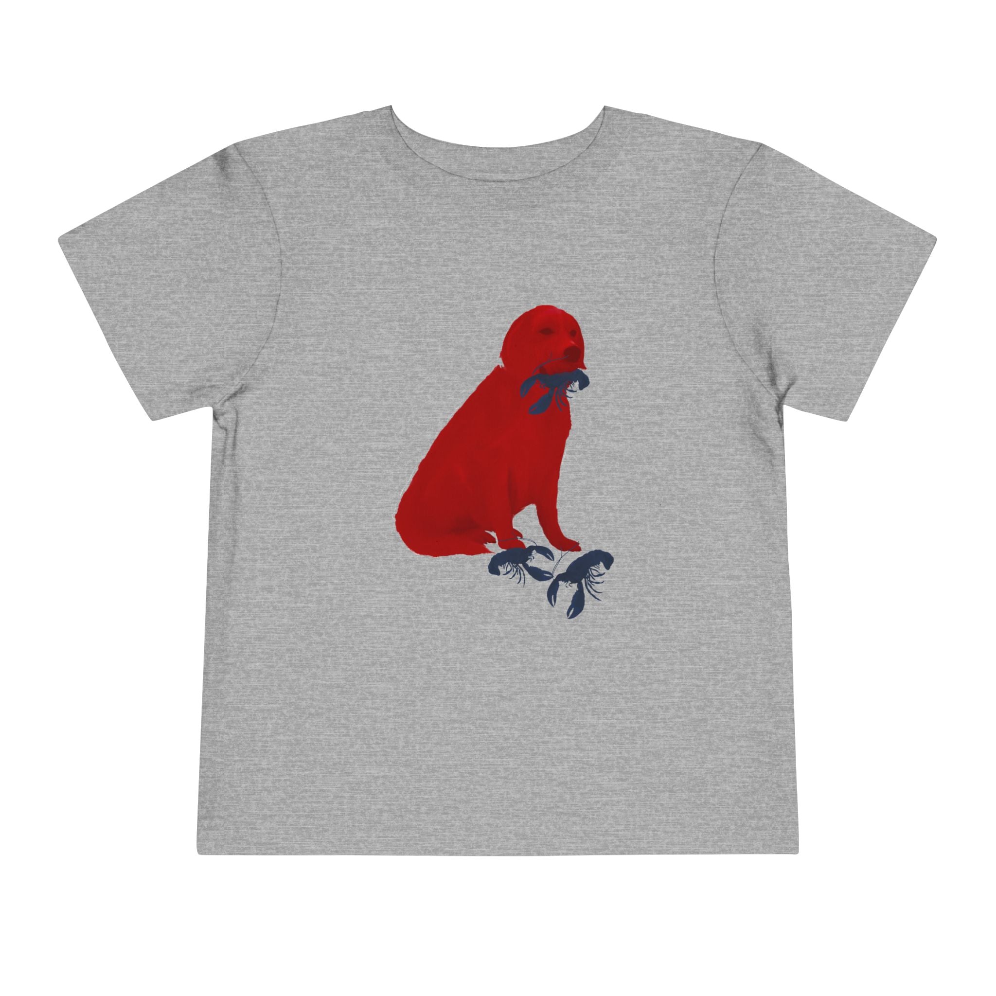 Red White and Blue Patriotic Golden Retriever, Trendy Tee, Toddler Tee, Cute Kids Shirt, Fun Animal Tee, Toddler Gift, Summer Playwear, Red White Blue Kids T-Shirt