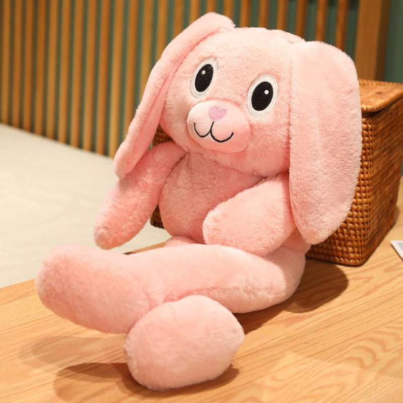 Pull Ear Rabbit Doll Plush Toy Girls Doll Creative Stretch Ears Rabbit Dolls
