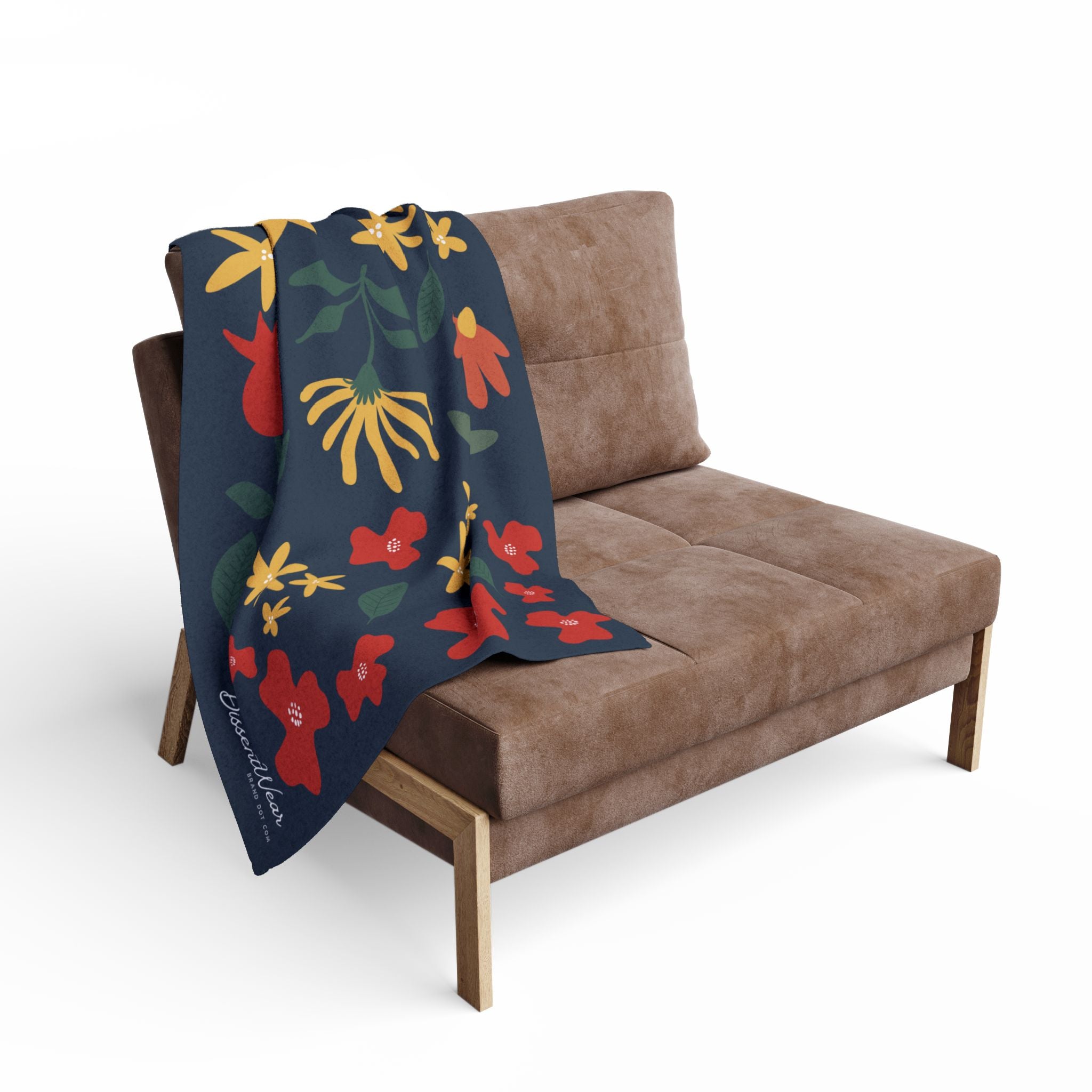 Floral Fleece Arctic Throw Blanket