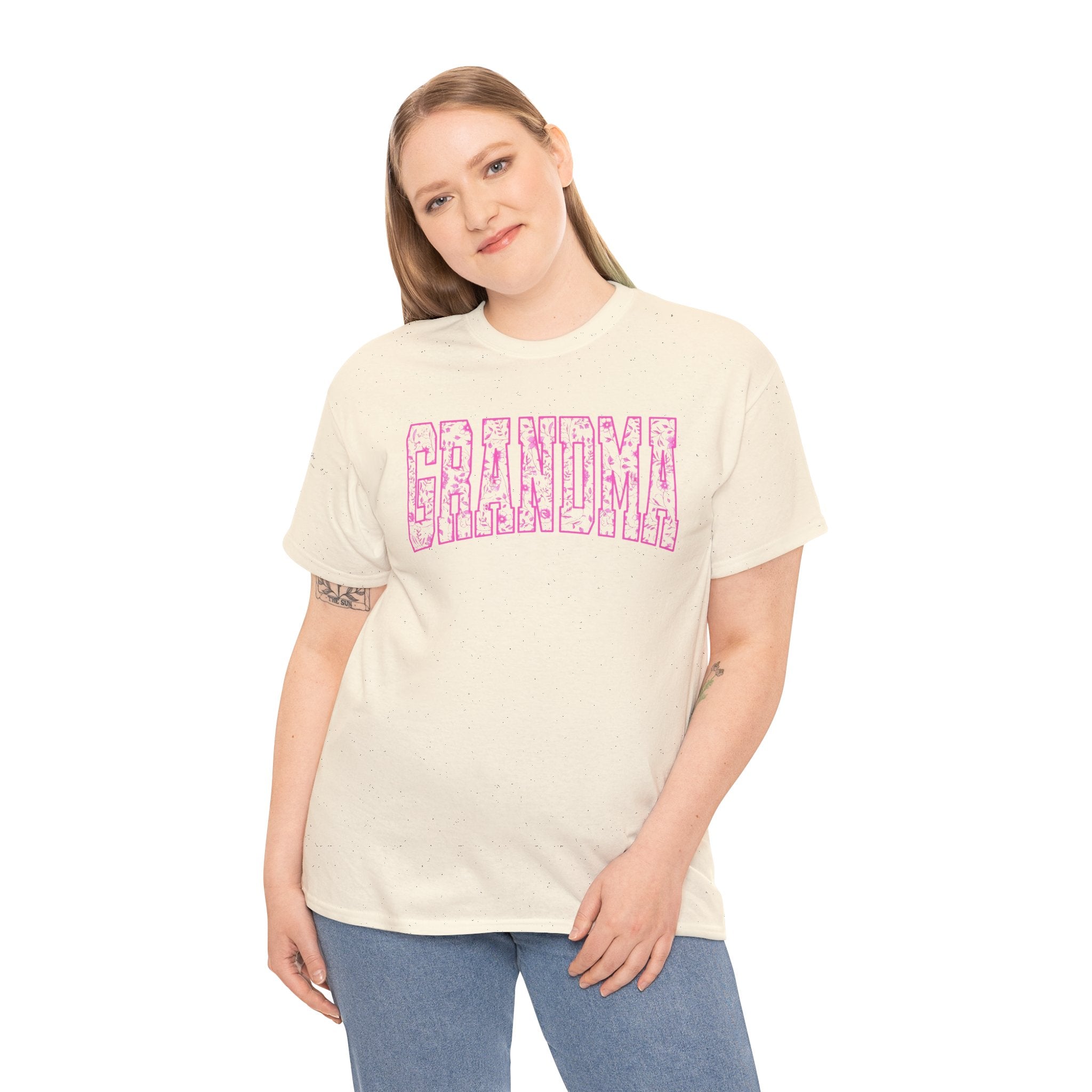 Grandma Tee, Heavy Cotton T-Shirt, Gift for Grandma, Mother&
