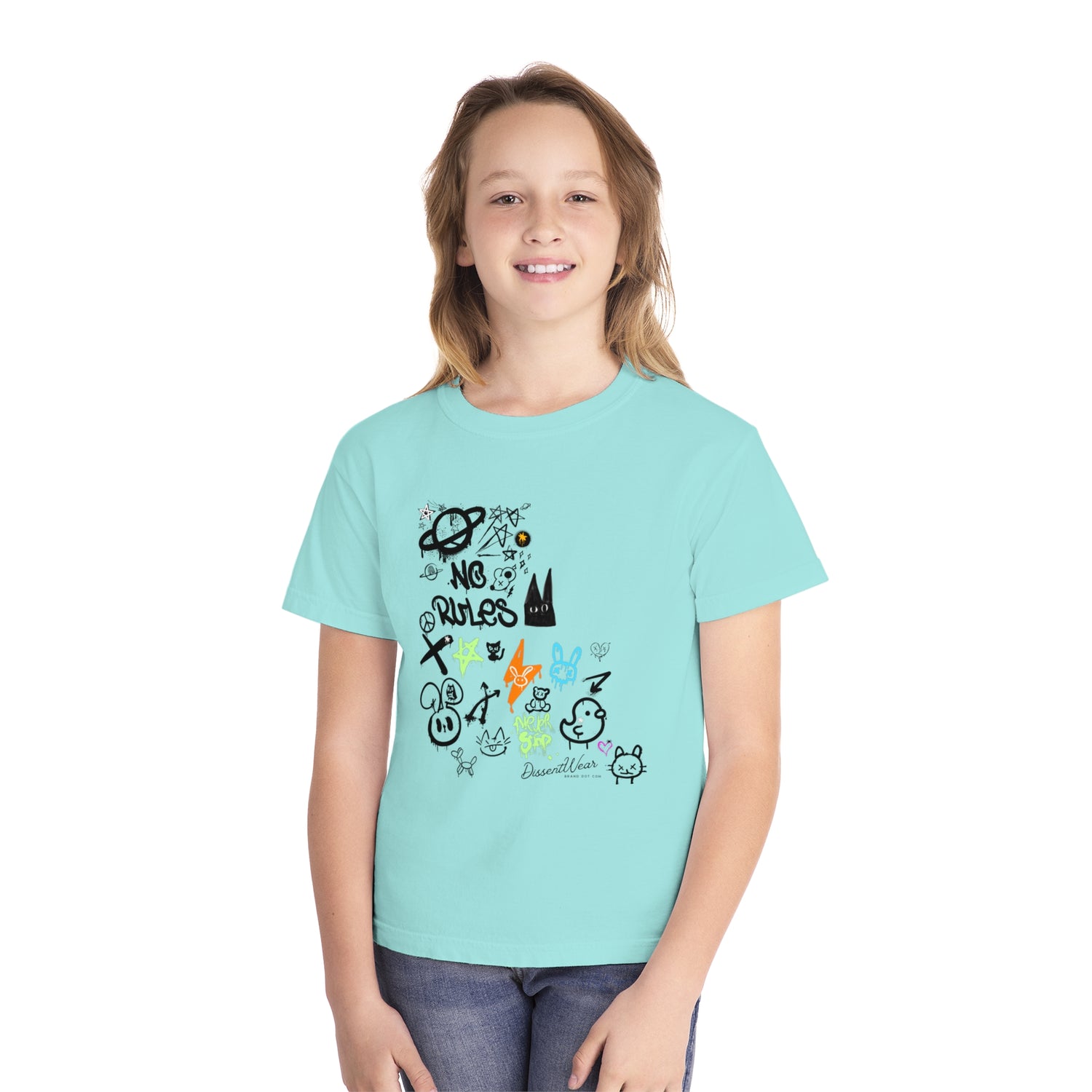 No Rules Graffiti Youth Tee