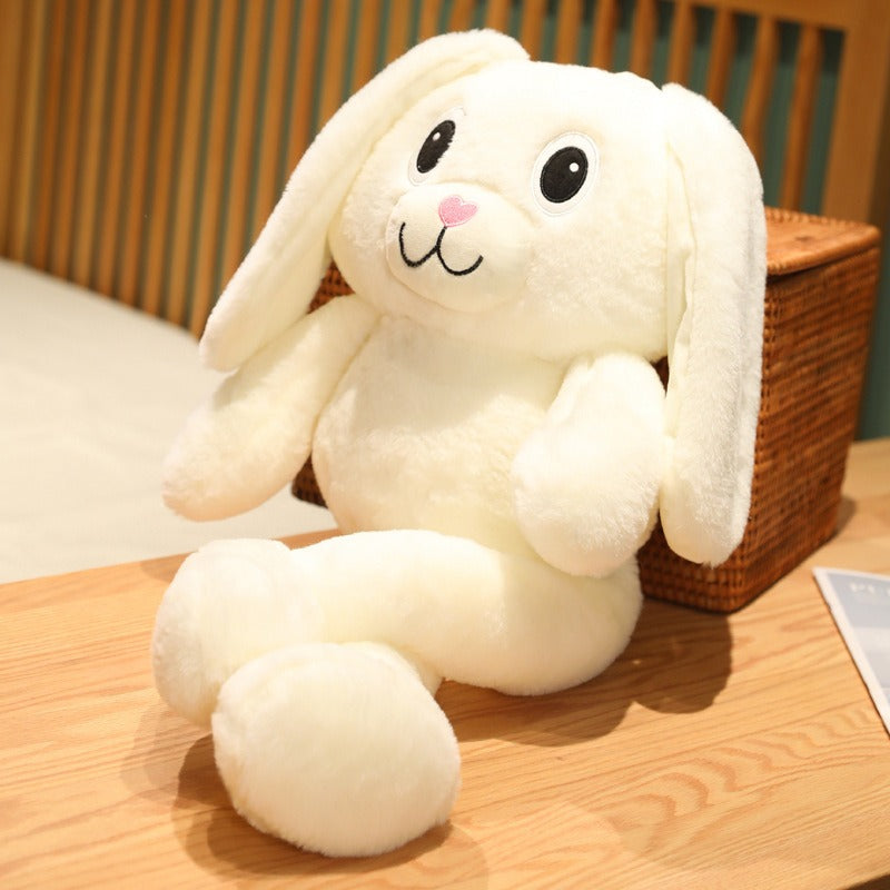 Pull Ear Rabbit Doll Plush Toy Girls Doll Creative Stretch Ears Rabbit Dolls