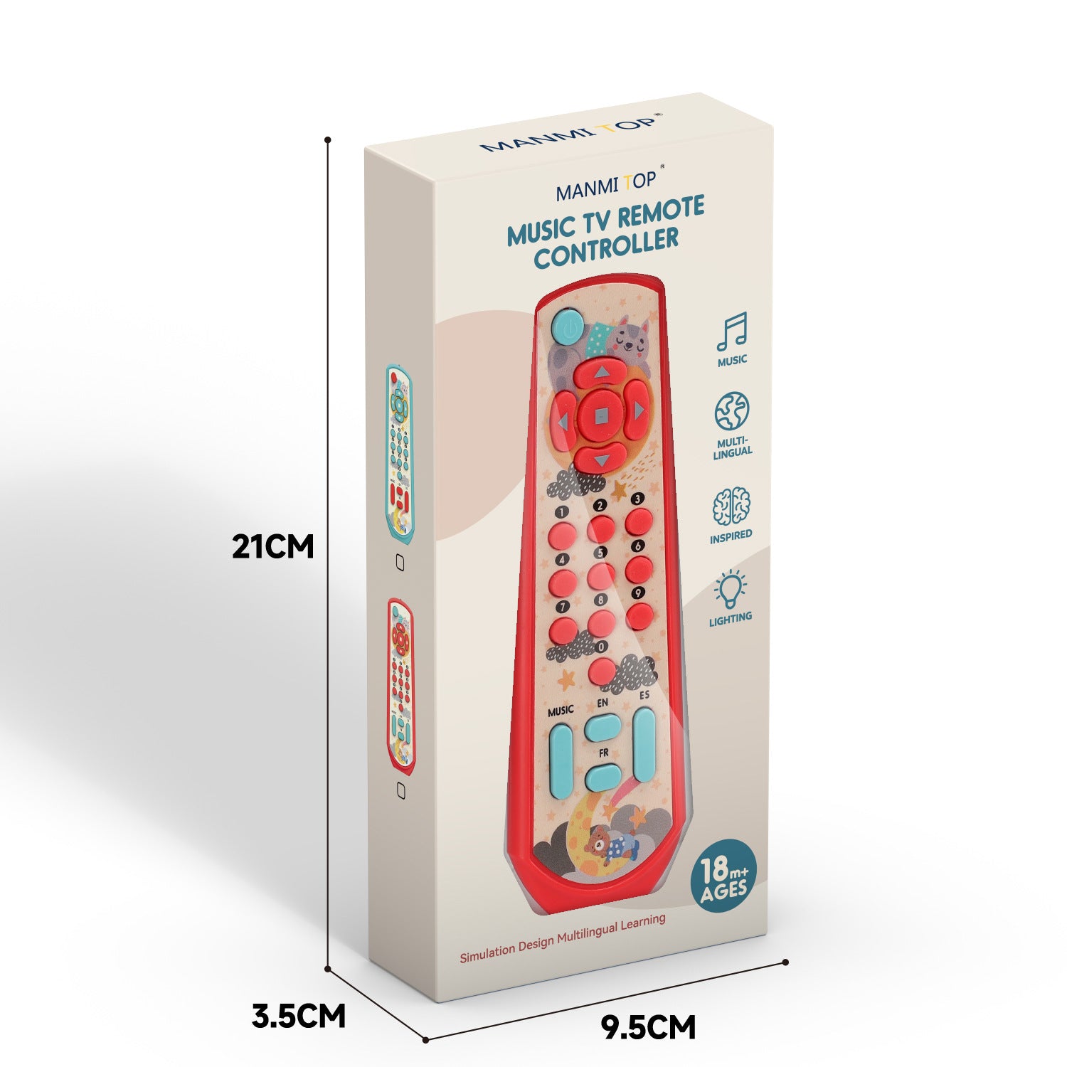 Baby Simulation TV Remote Control Children&