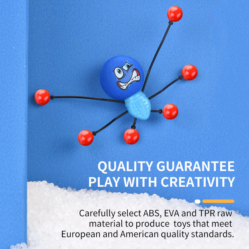 Climbing Wall Spiderman Toys Decompression Gods Sticky Tumble Children Boys Creative Spiderman Sticky Wall Man