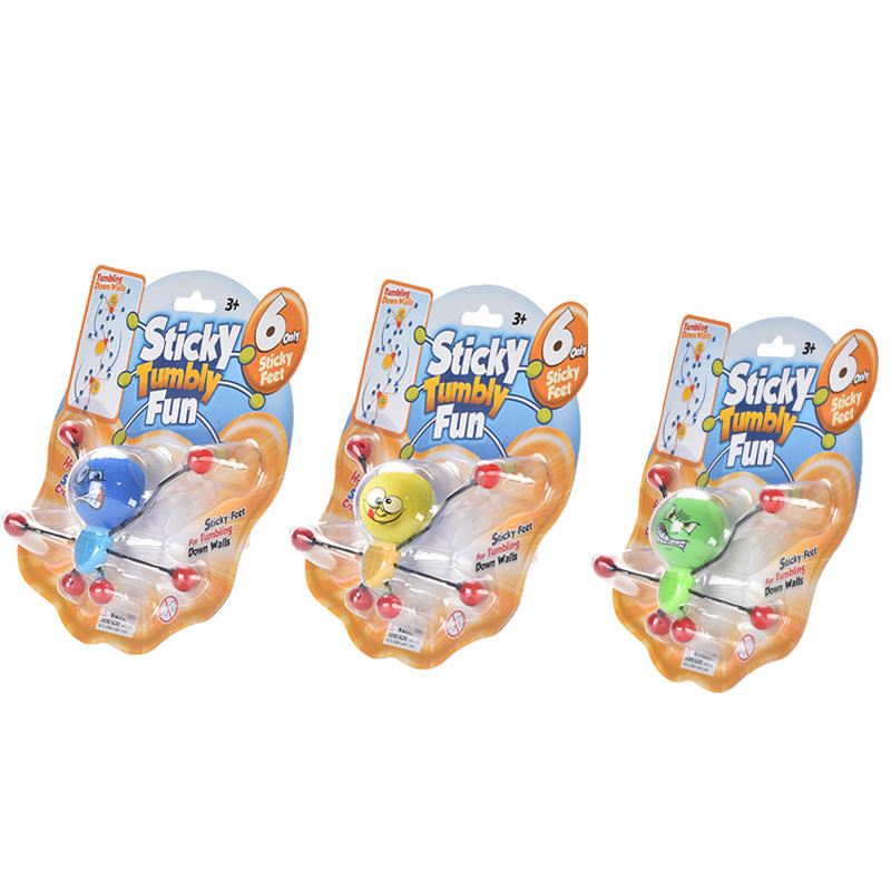 Climbing Wall Spiderman Toys Decompression Gods Sticky Tumble Children Boys Creative Spiderman Sticky Wall Man