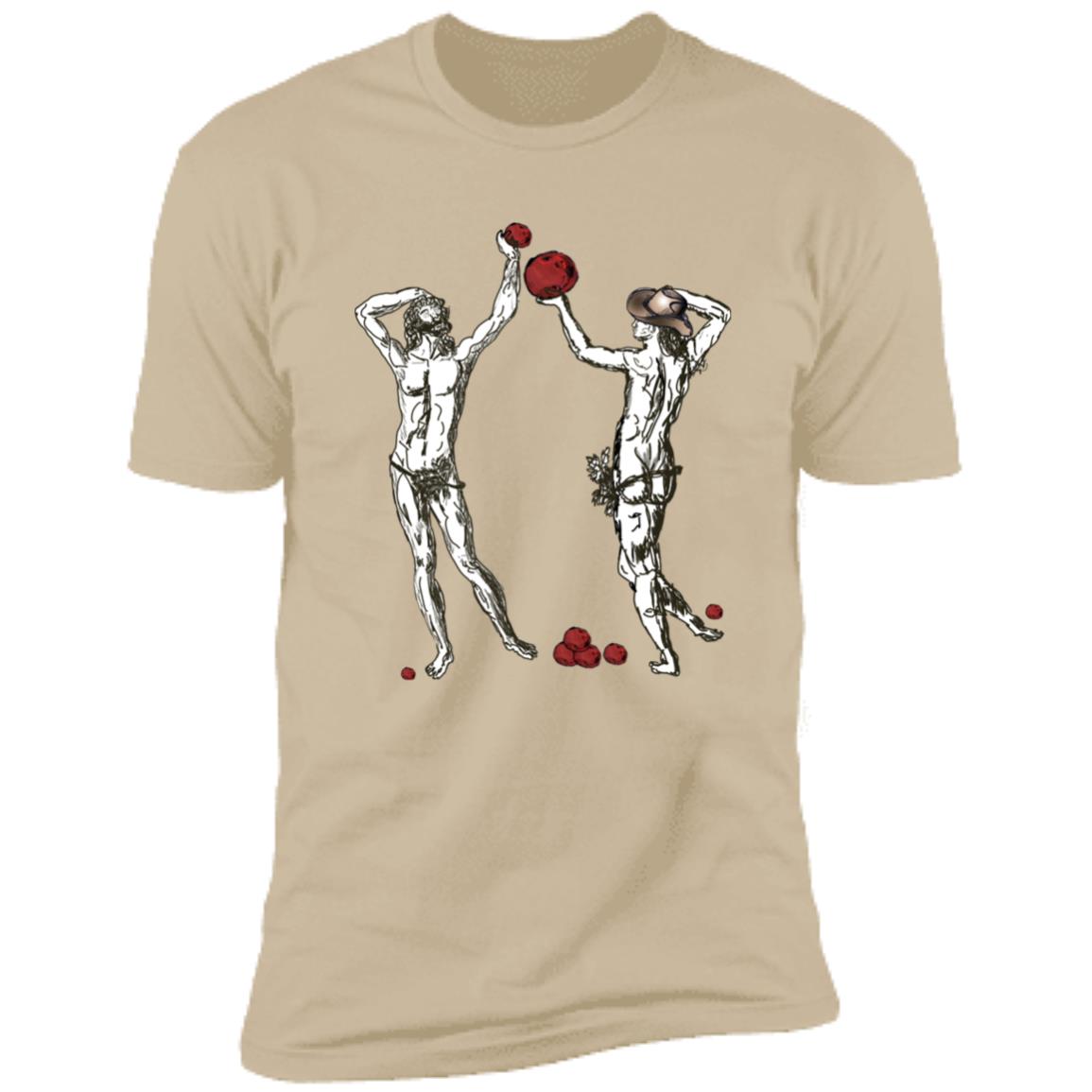 Adam and Steve (hand drawn) Forbidden Fruit