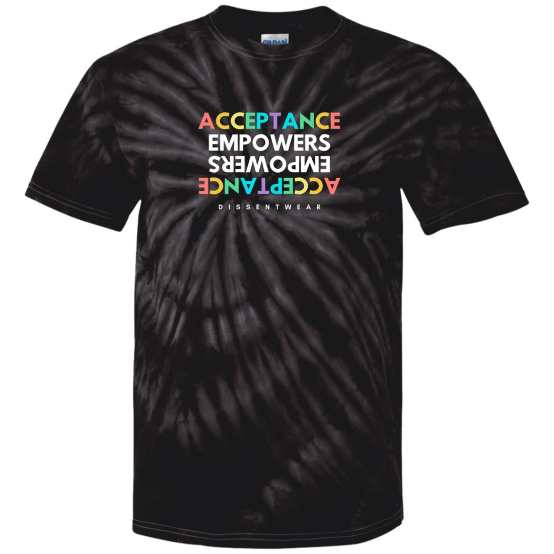 Acceptance Empowers Youth Tie Dye Tee