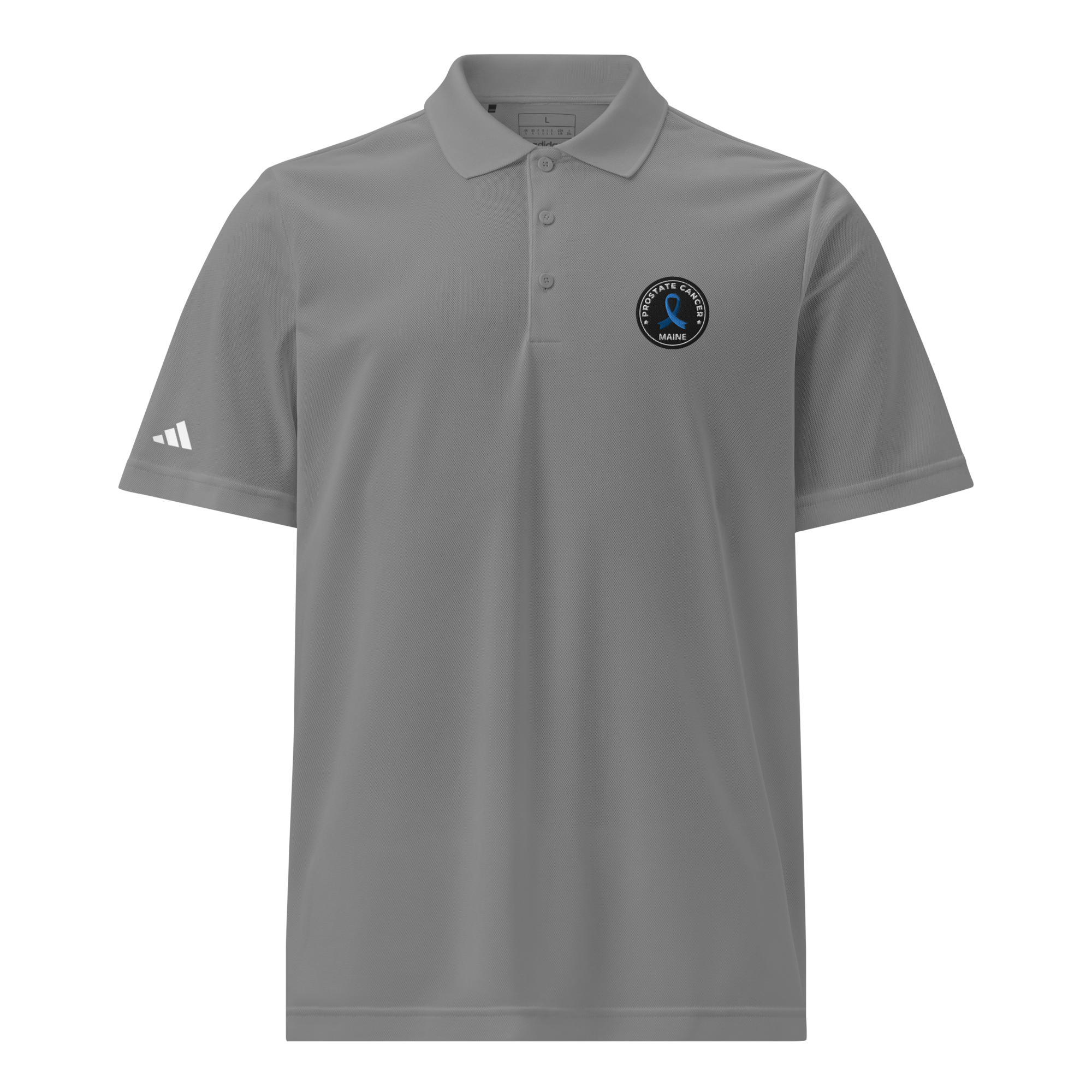 Prostate Cancer Maine Adidas Sport Polo