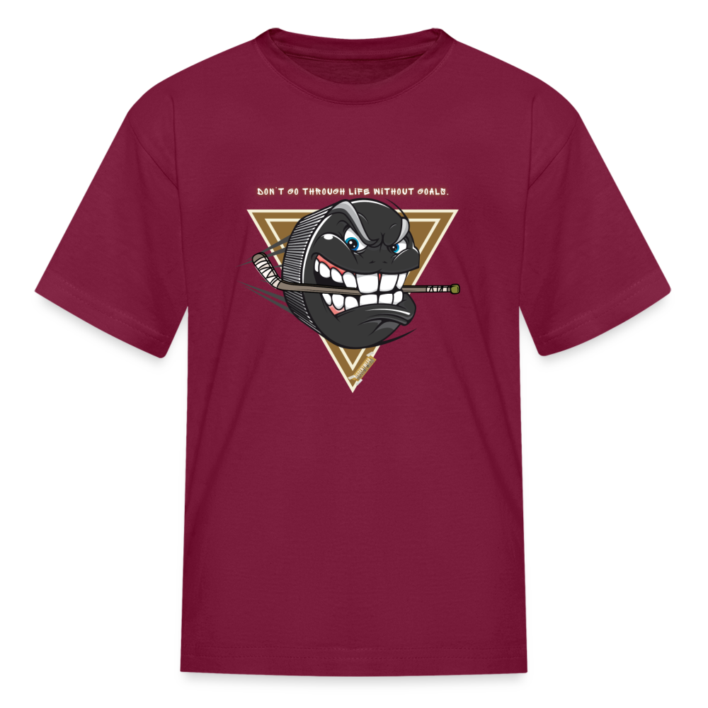 GOALS. HOCKEY LIFE. - burgundy