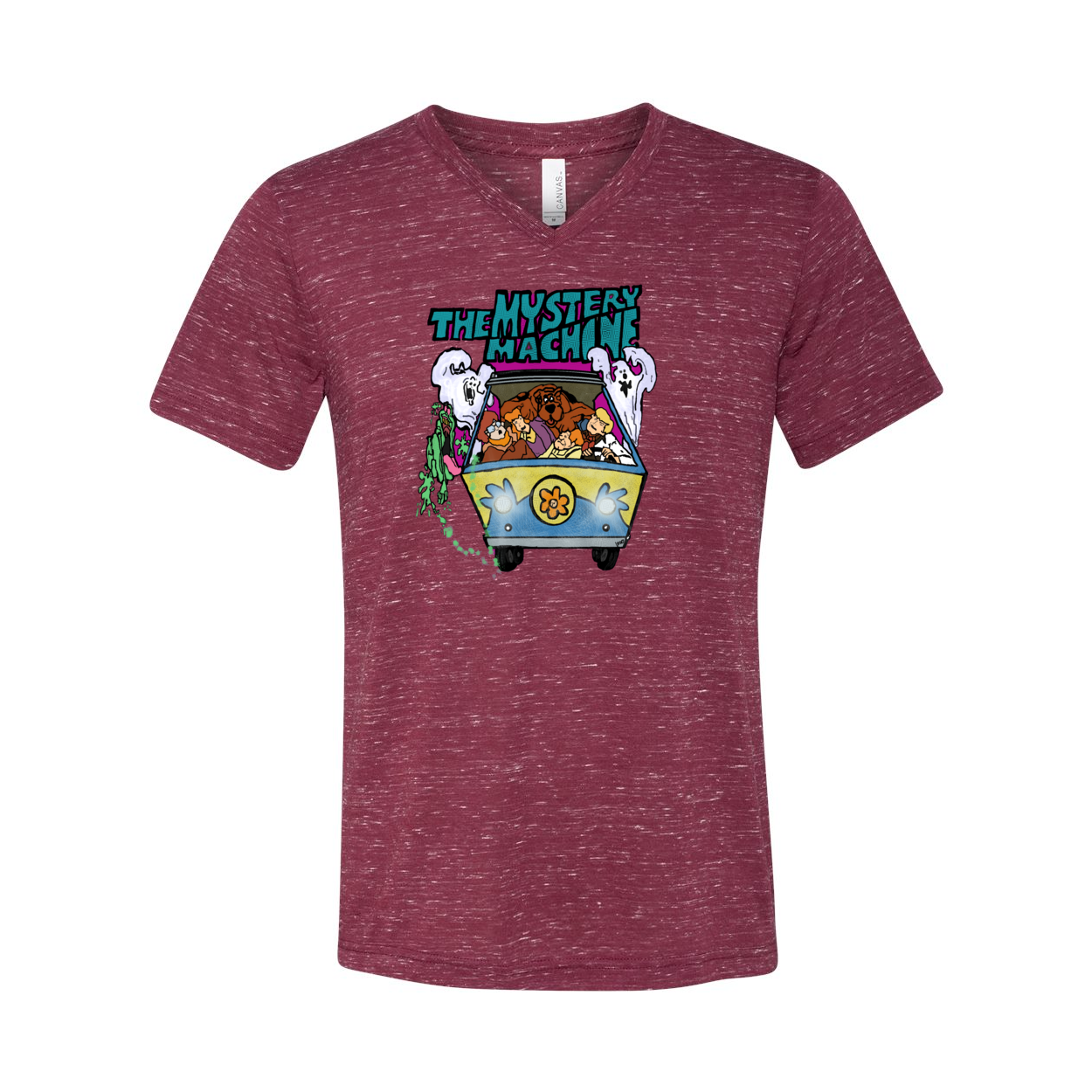 Scooby Doo and Slimer Too Hand Drawn Design