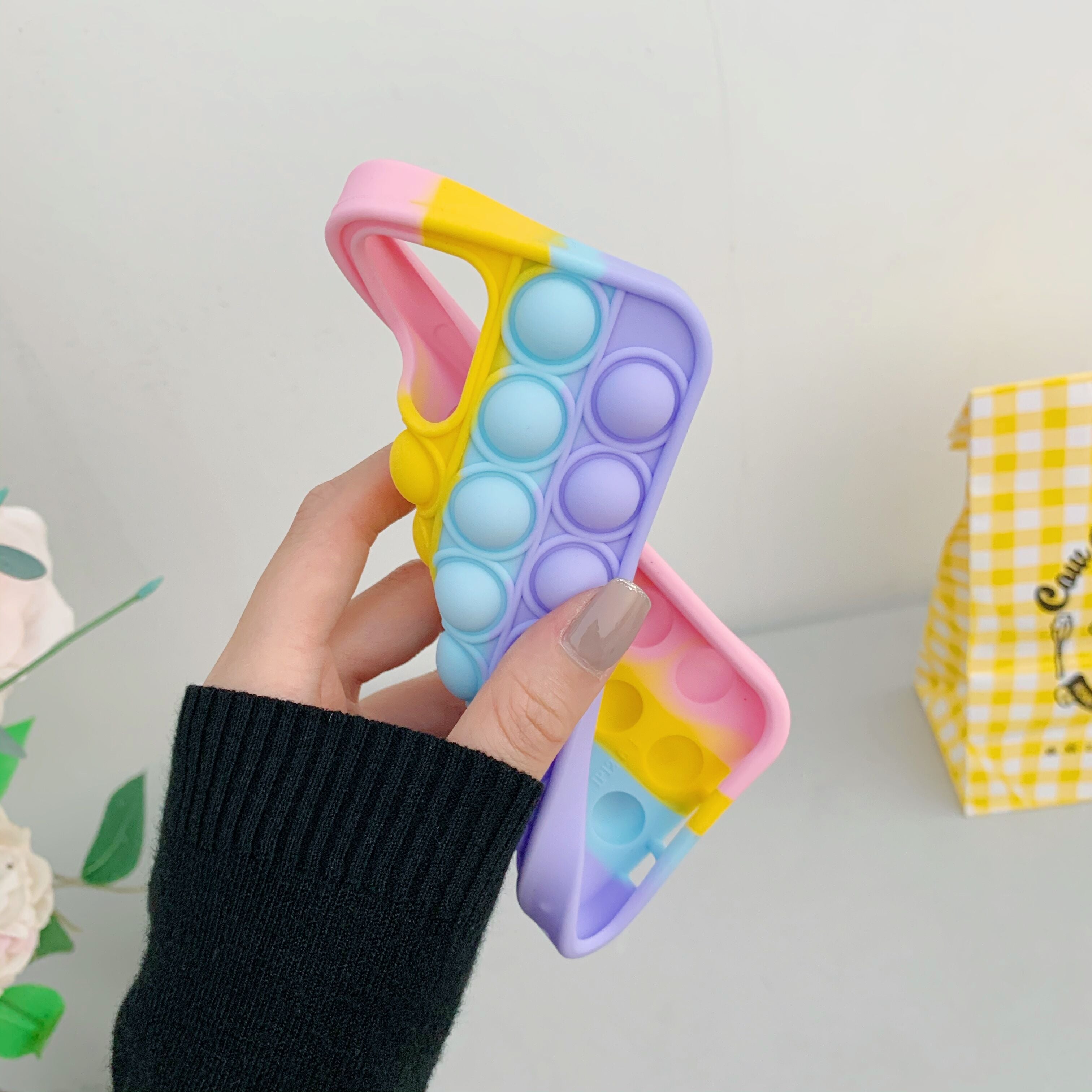 Fidget Pop it iPhone Case with multiple variants! Lobster, Crab, Cactus and many Colors!