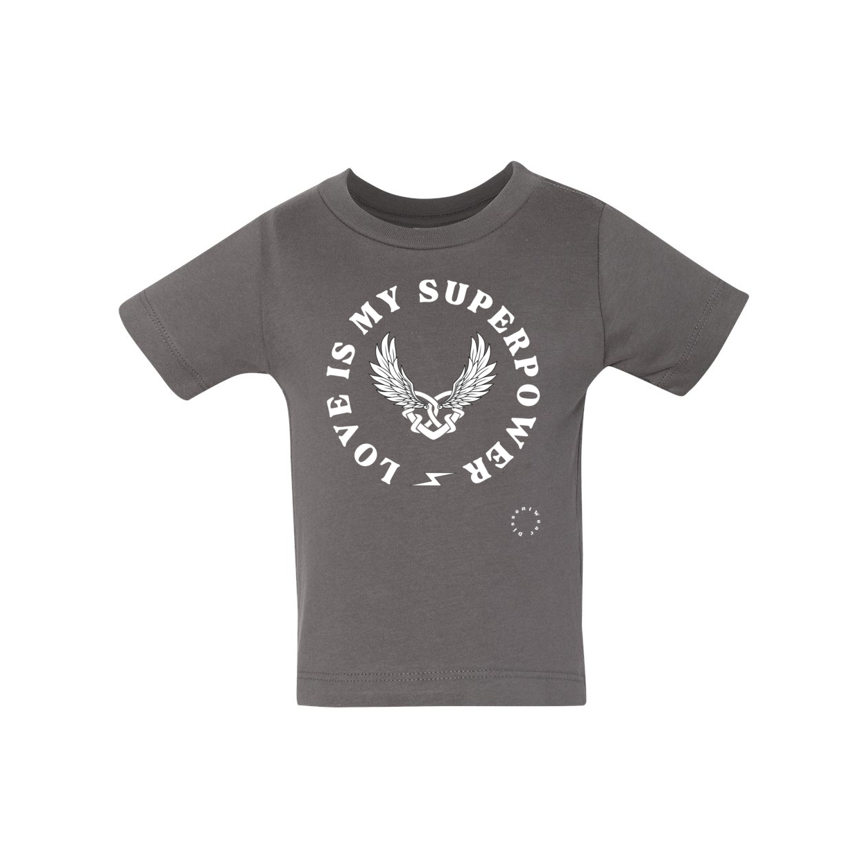 Love is My Superpower Baby Short Sleeve Tee