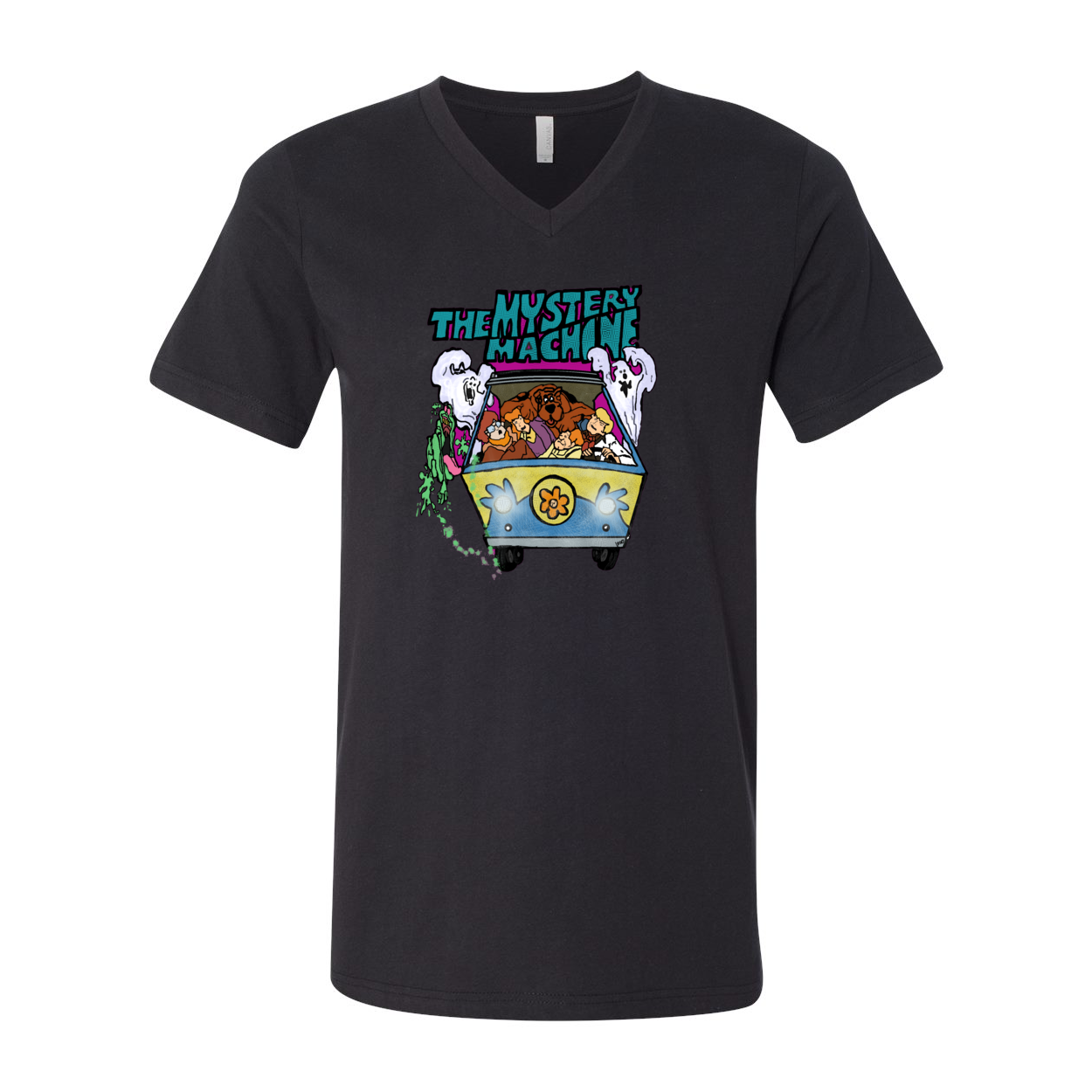 Scooby Doo and Slimer Too Hand Drawn Design