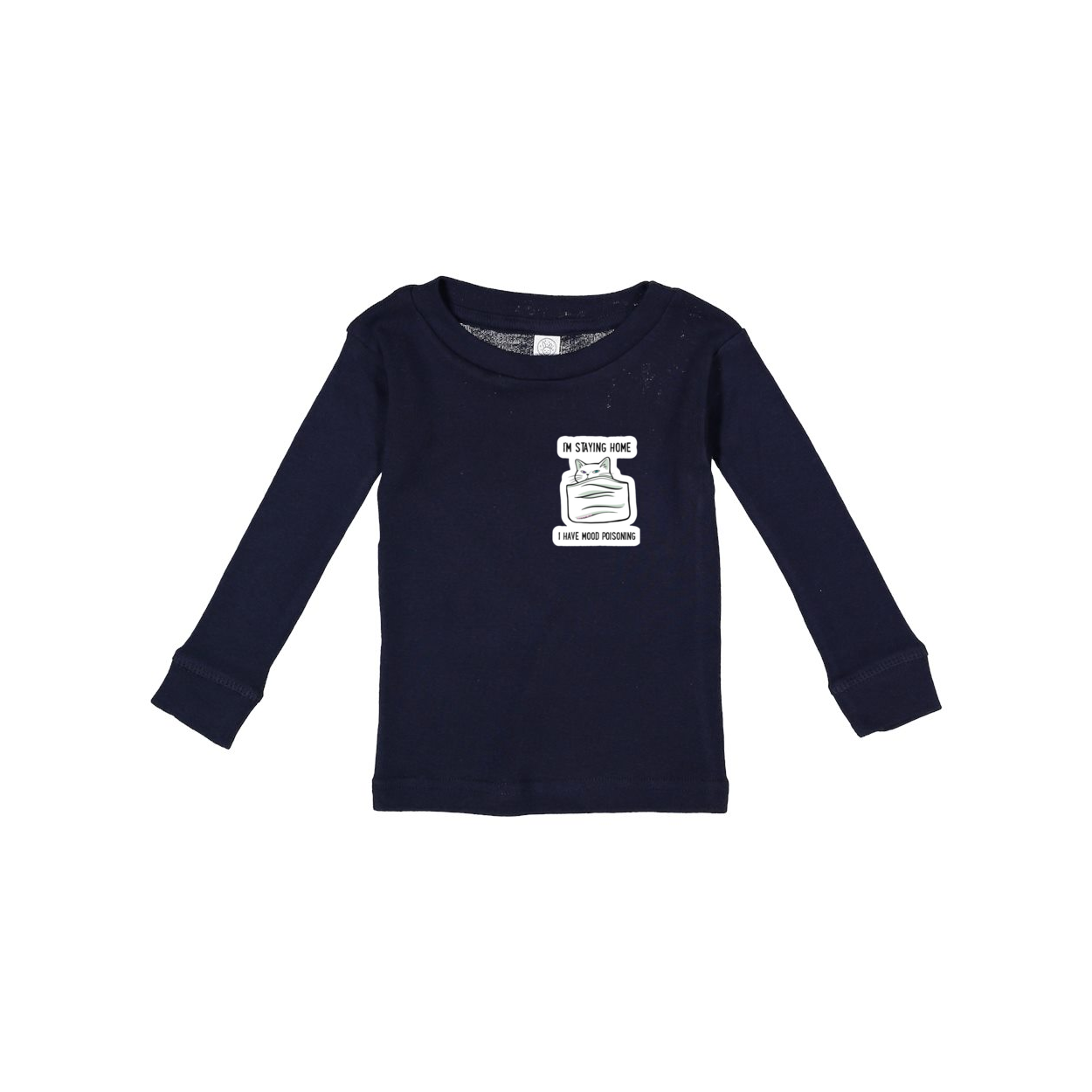 Mood Poisoning Infant Long Sleeve Baby Rib LoungeTop