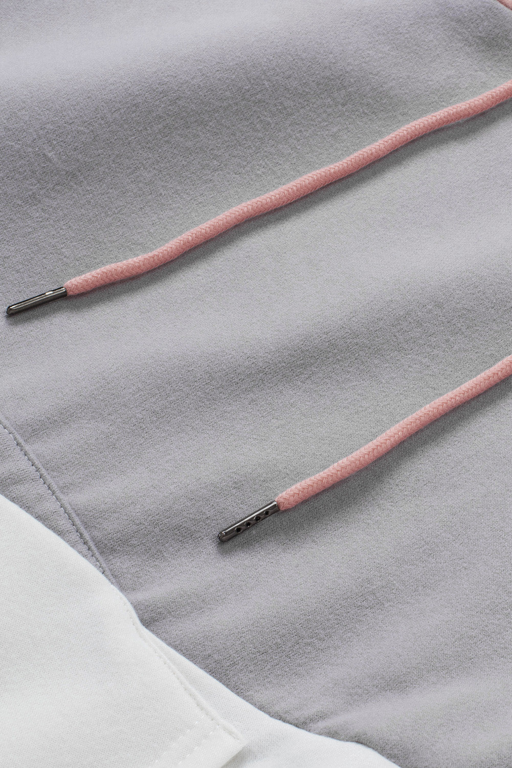 Plus Size Tie-Dye and Color Block Drawstring Detail Hoodies. (3different patterns)