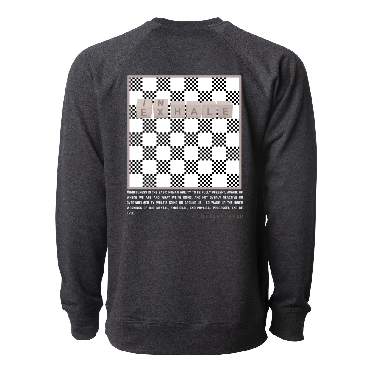 DOUBLE SIDED IN & EXHALE CHECKERBOARD YIN YANG