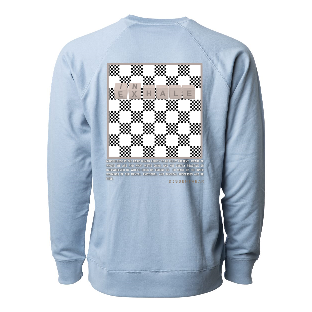 DOUBLE SIDED IN & EXHALE CHECKERBOARD YIN YANG