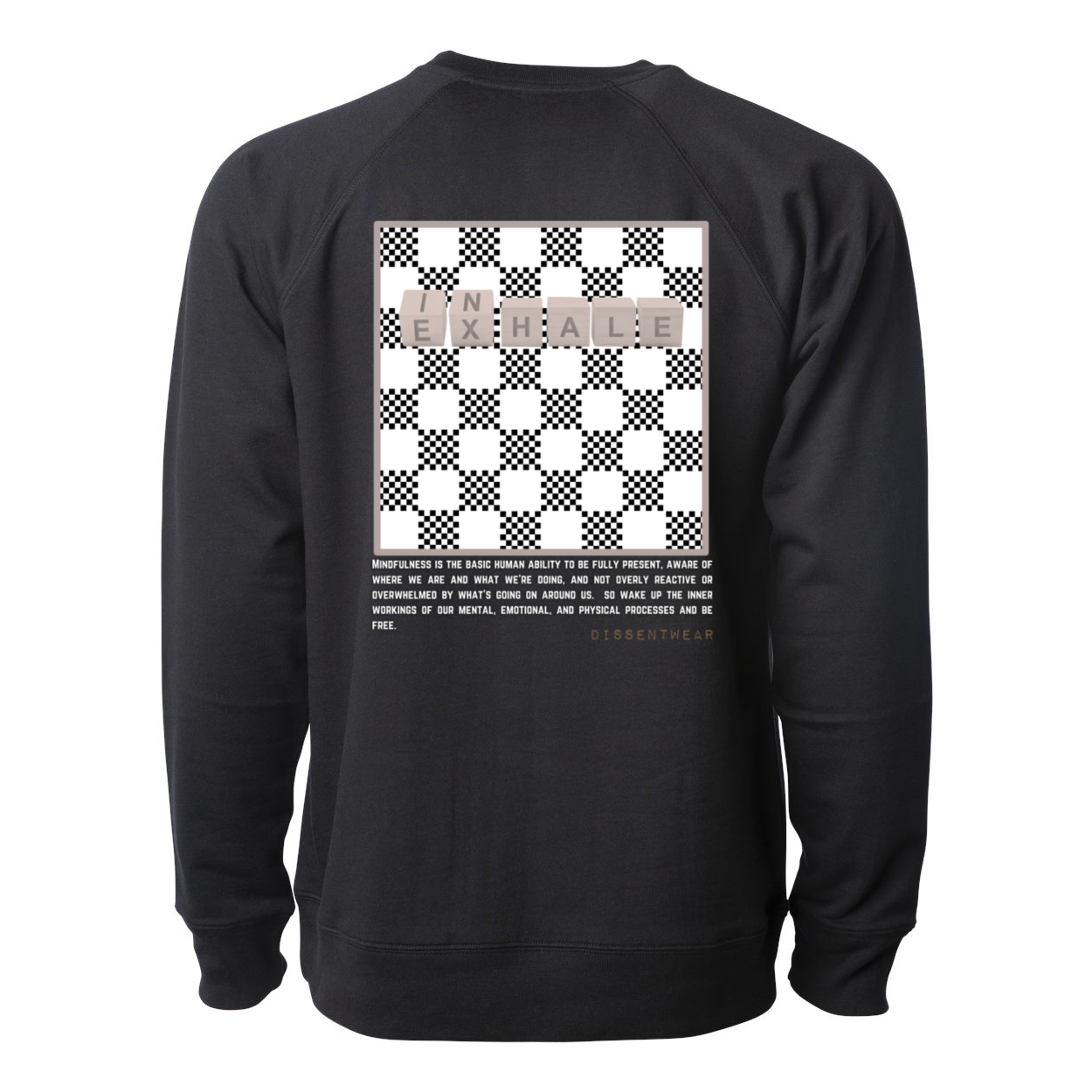 DOUBLE SIDED IN & EXHALE CHECKERBOARD YIN YANG