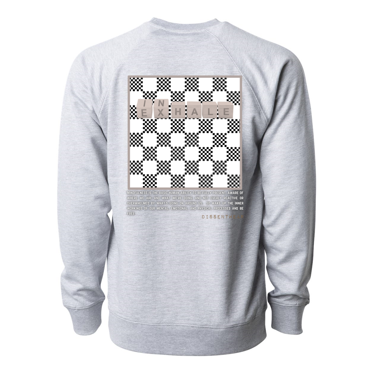 DOUBLE SIDED IN & EXHALE CHECKERBOARD YIN YANG