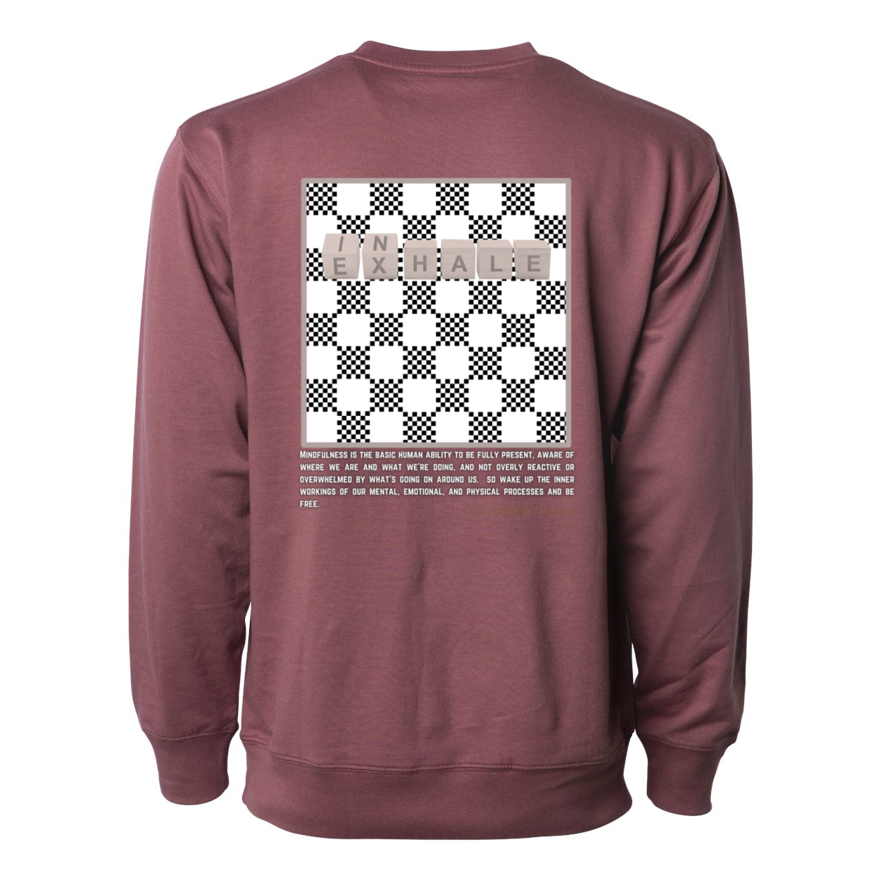 DOUBLE SIDED IN & EXHALE CHECKERBOARD YIN YANG