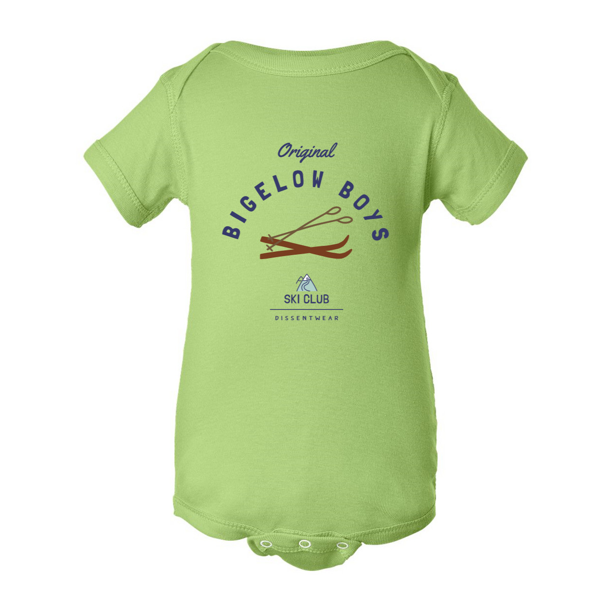 ORIGINAL BIGELOW BOYS SKI CLUB INFANT ONESIE