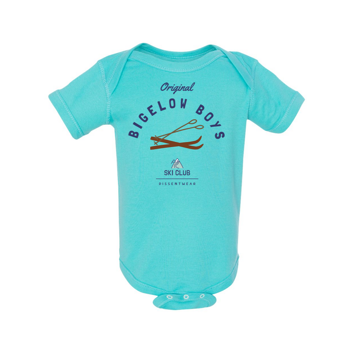 ORIGINAL BIGELOW BOYS SKI CLUB INFANT ONESIE