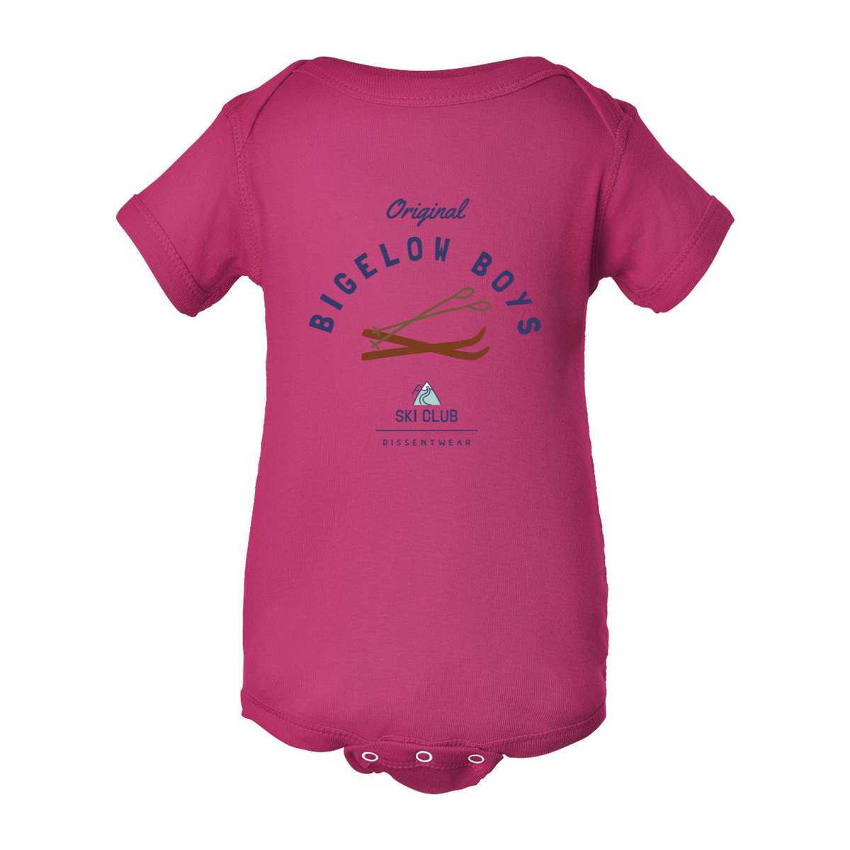 ORIGINAL BIGELOW BOYS SKI CLUB INFANT ONESIE