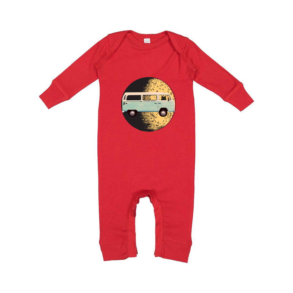 RETRO VAN OVER THE MOON INFANT BABY ROMPER