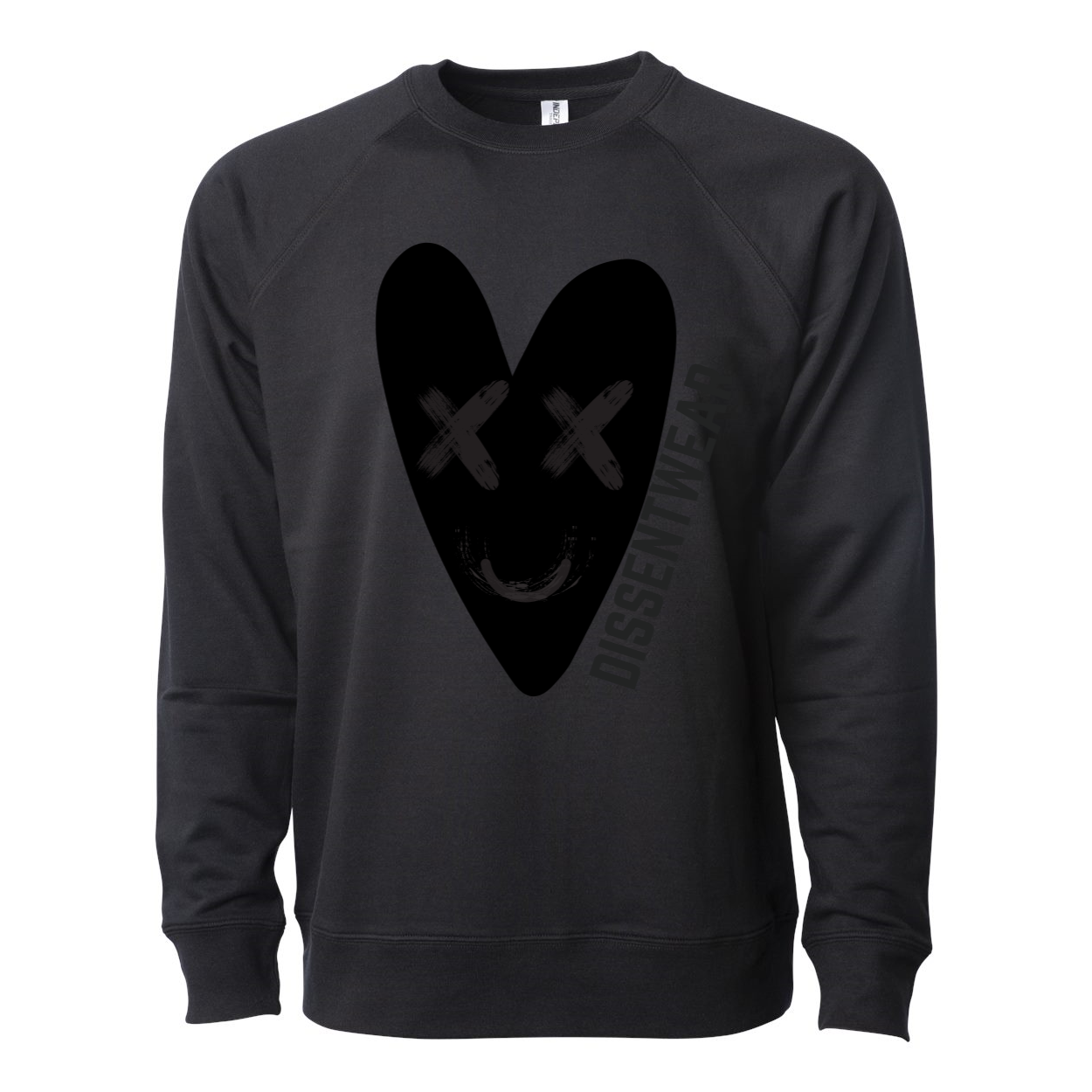 BLACK HEART LIGHTWEIGHT TERRY SWEATSHIRT