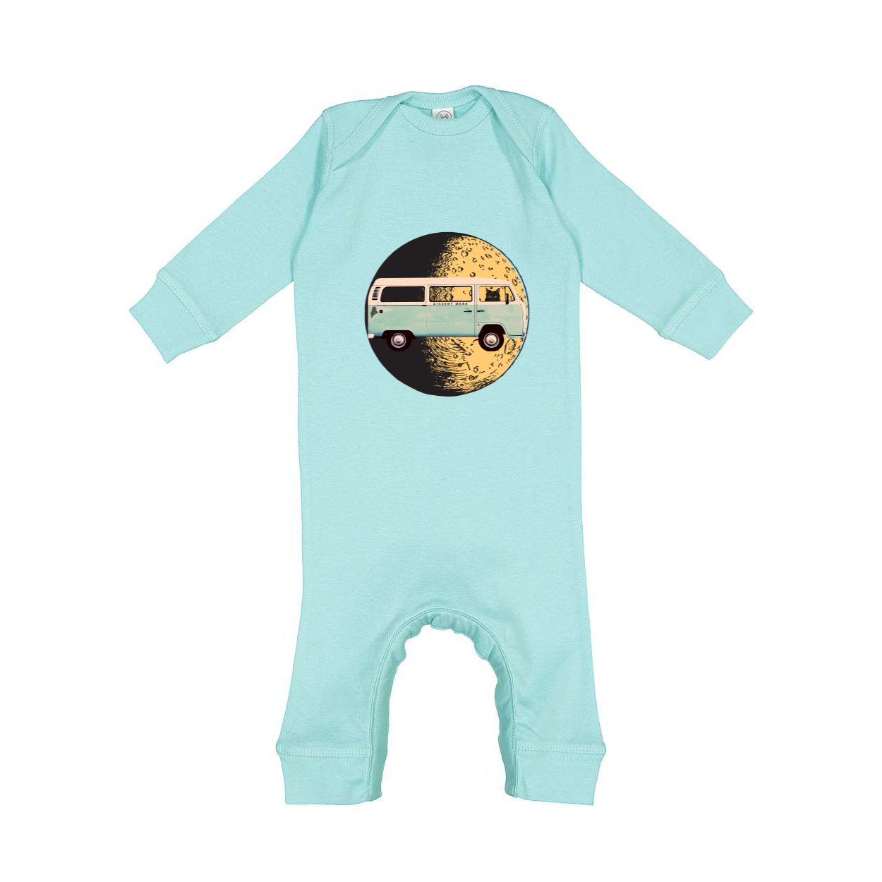 RETRO VAN OVER THE MOON INFANT BABY ROMPER