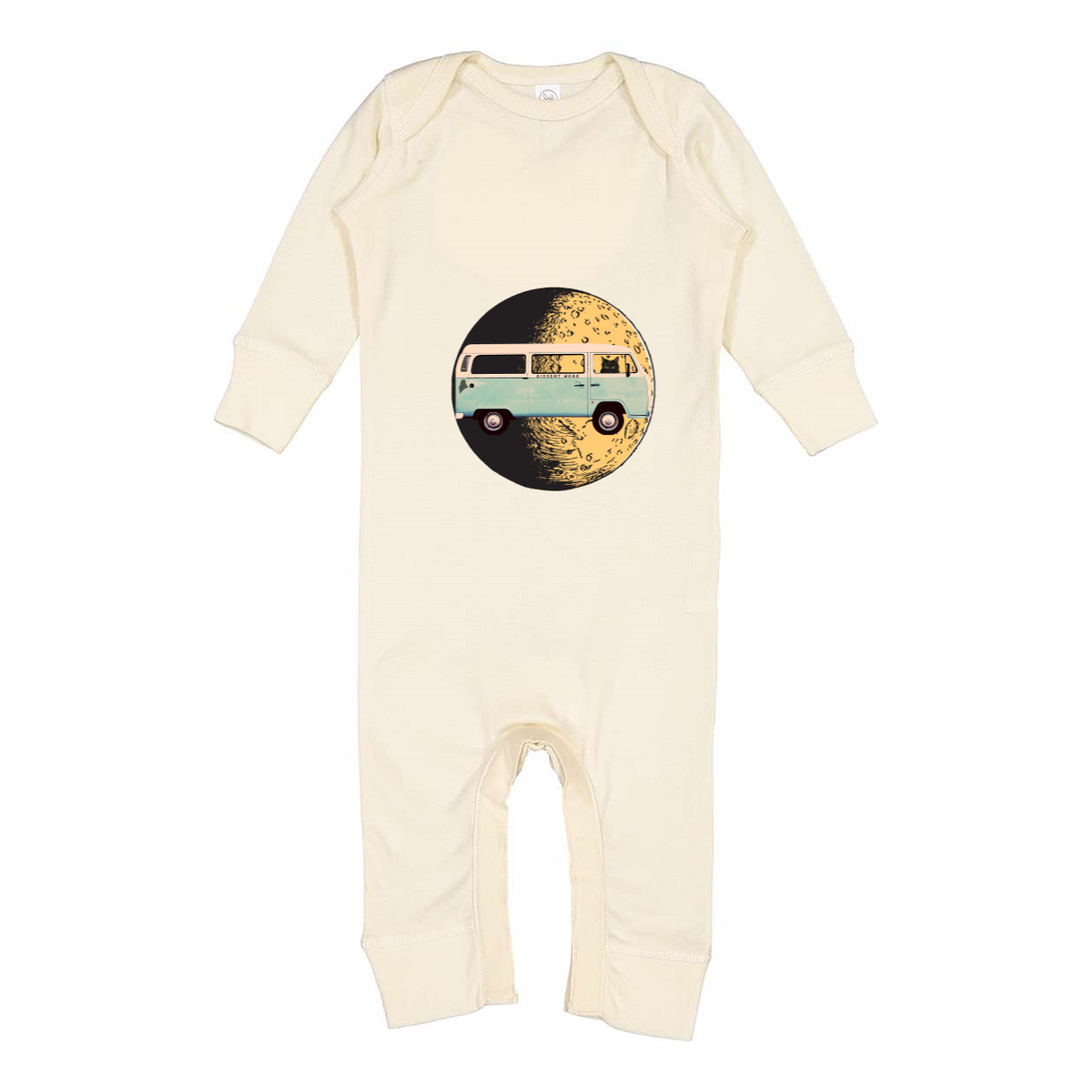 RETRO VAN OVER THE MOON INFANT BABY ROMPER